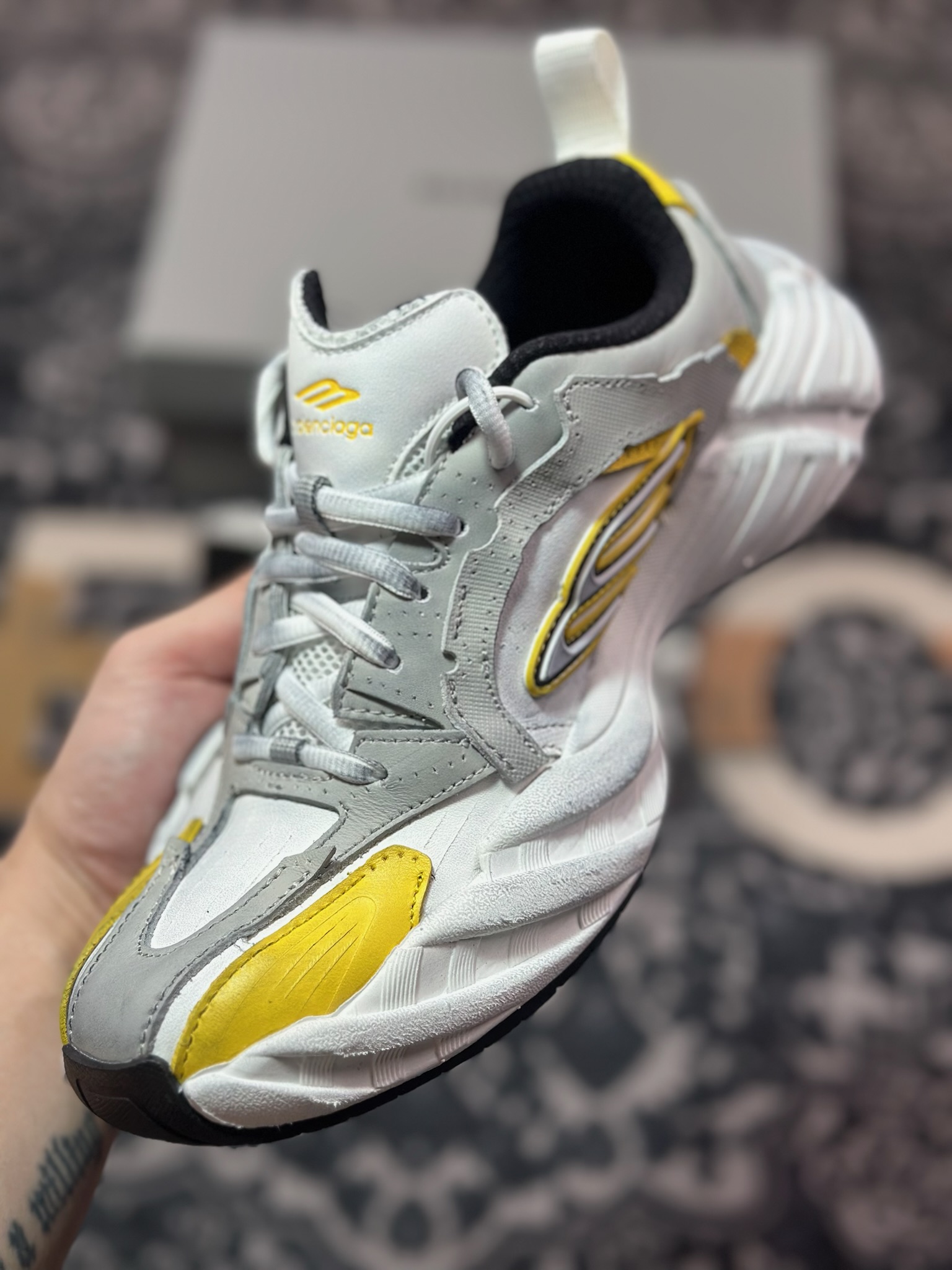 C8440    优选 原装级别# Balenciaga 巴黎世家 MONDAY 纯原大厂 做旧休闲运动鞋
