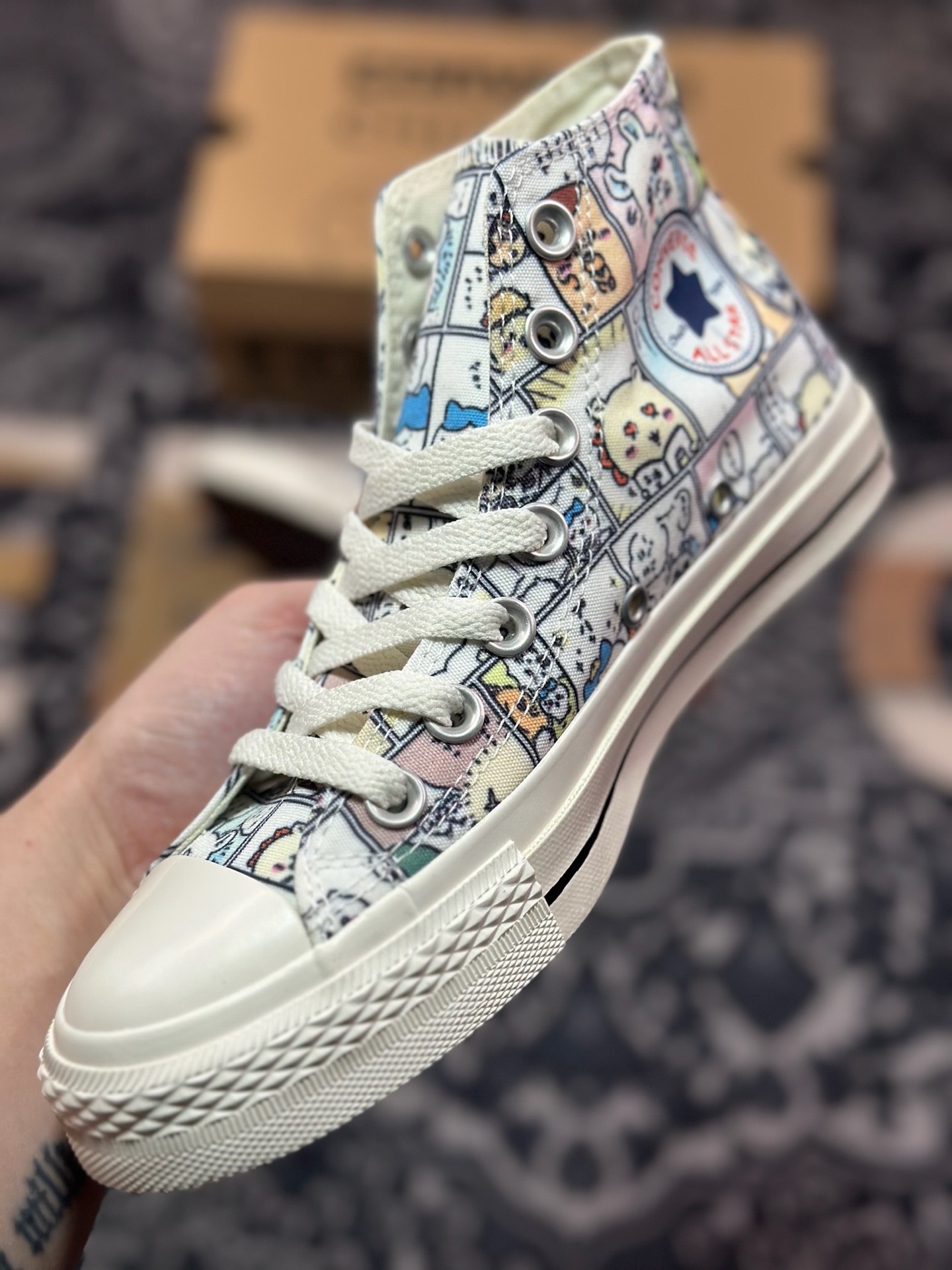 A2140   Chiikawa x Converse All Star CM  新款日系漫画联名 休闲时尚帆布鞋  31314150