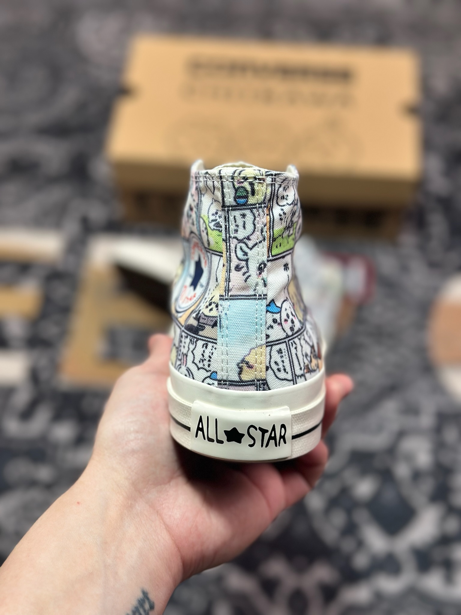 A2140   Chiikawa x Converse All Star CM  新款日系漫画联名 休闲时尚帆布鞋  31314150
