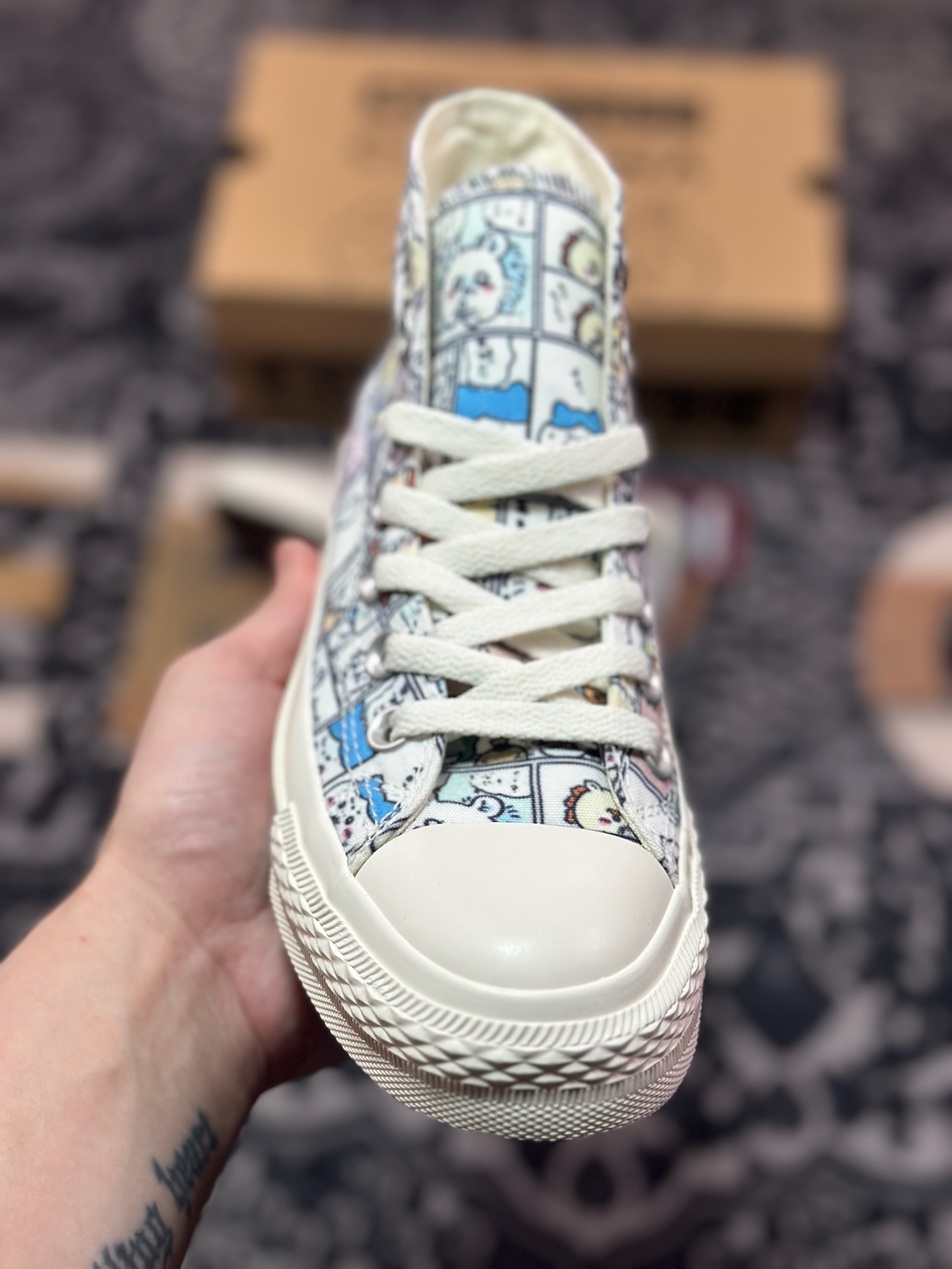A2140   Chiikawa x Converse All Star CM  新款日系漫画联名 休闲时尚帆布鞋  31314150