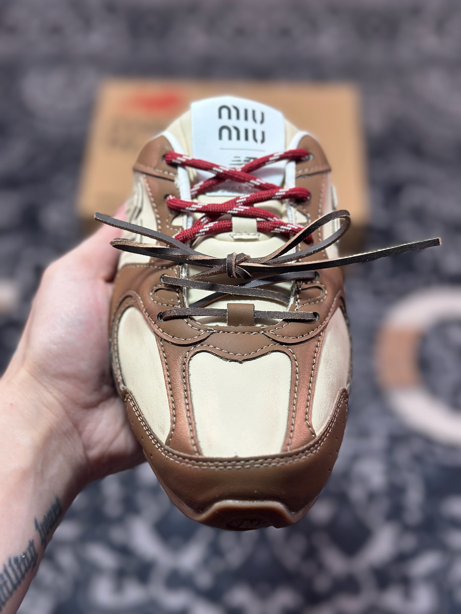 B0220  缪缪Miu Miu x NB新百伦New Balance 530 SL Faded Suede Mules系列穆勒风低帮半拖运动鞋鞋