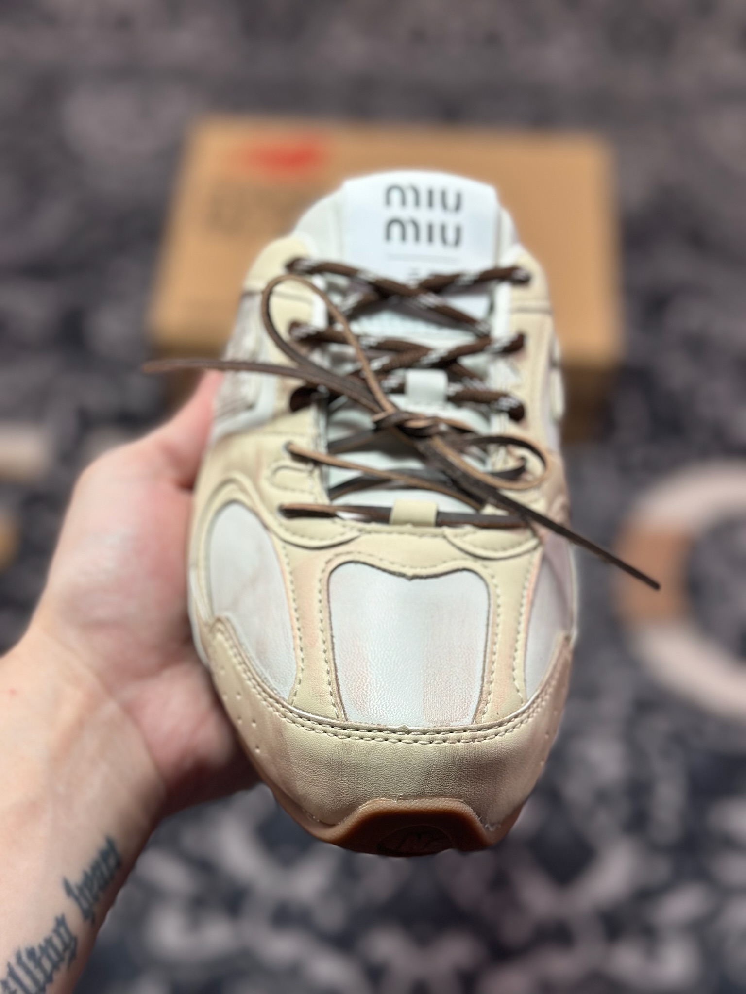 B0220  缪缪Miu Miu x NB新百伦New Balance 530 SL Faded Suede Mules系列穆勒风低帮经典复古休闲半拖运动鞋鞋