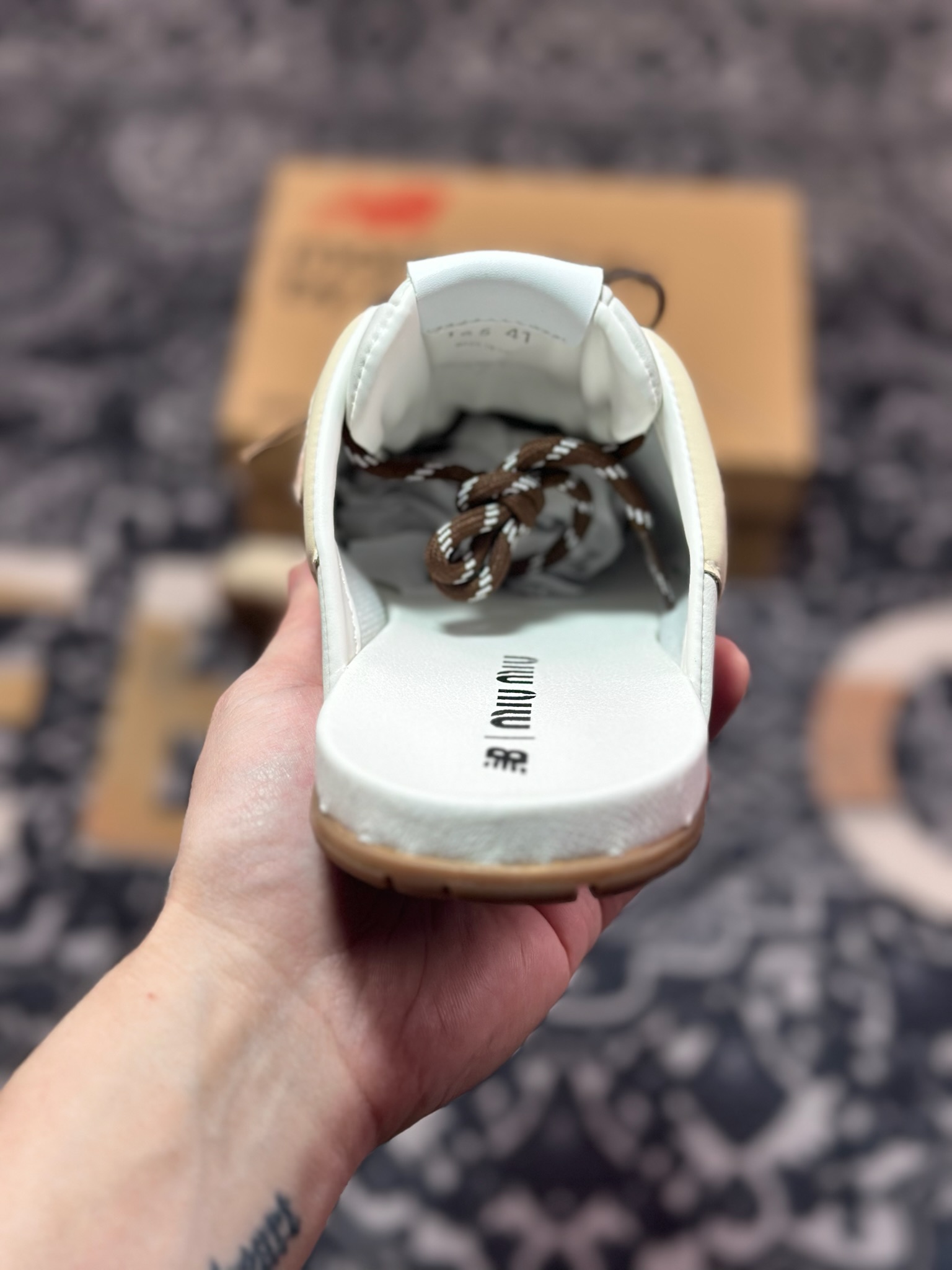 B0220  缪缪Miu Miu x NB新百伦New Balance 530 SL Faded Suede Mules系列穆勒风低帮经典复古休闲半拖运动鞋鞋
