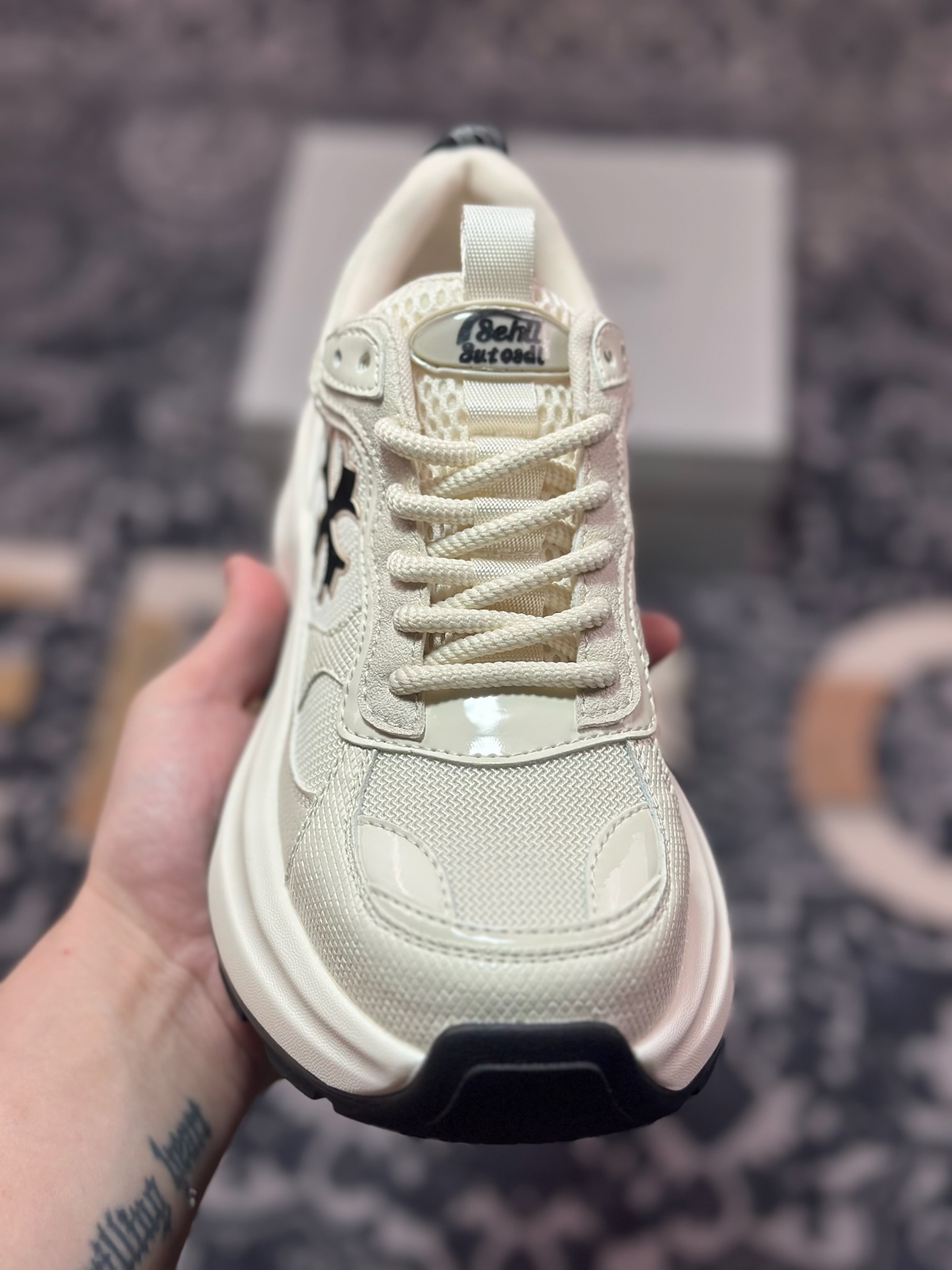A9220  新货GG-CC Chunky Low 克罗心十字架 2025 GGCC 低帮复古厚底增高老爹鞋