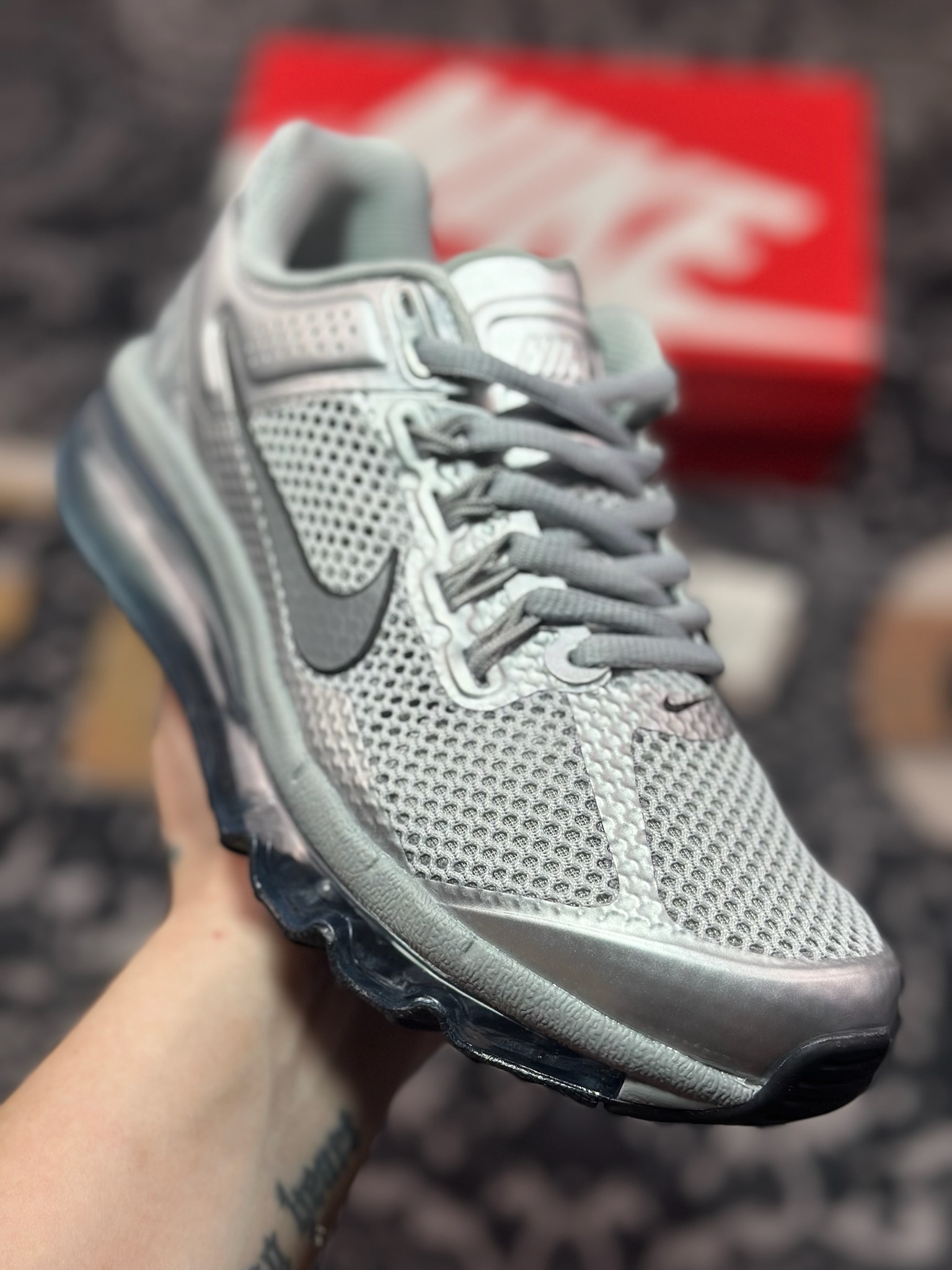 A9220  NK Air Max 2013 全掌气垫跑步鞋 HQ3025-001