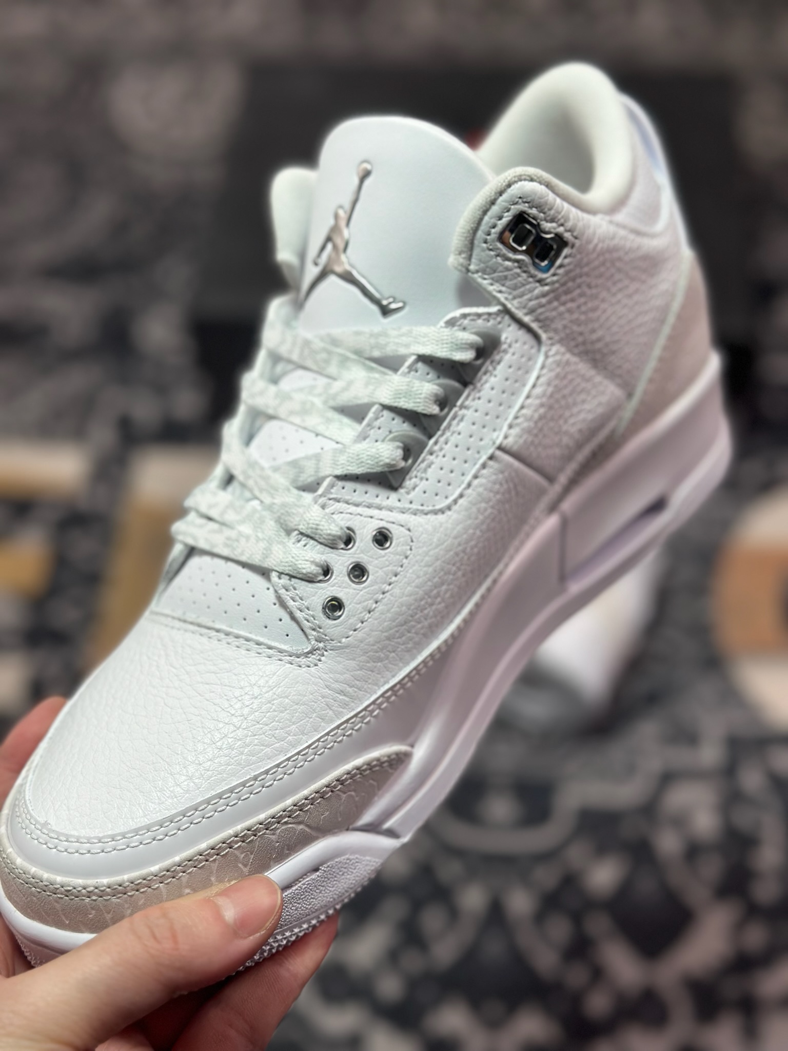 B9350  Air Jordan 3 Retro ”Pure Money” AJ3 乔3复刻白猫  CT8532-111