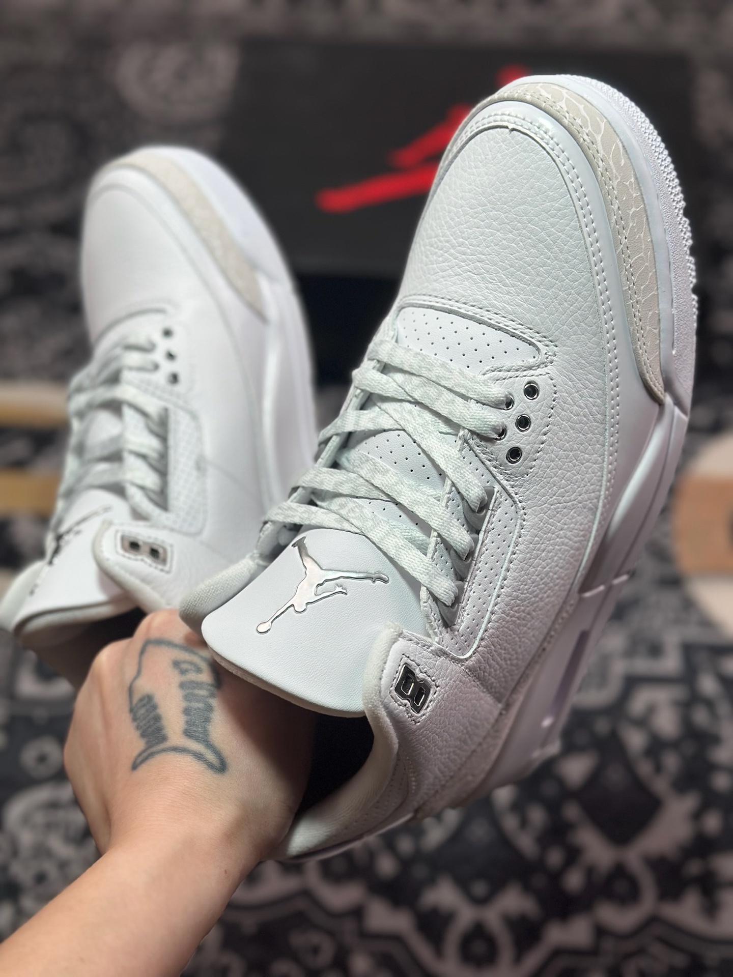 B9350  Air Jordan 3 Retro ”Pure Money” AJ3 乔3复刻白猫  CT8532-111