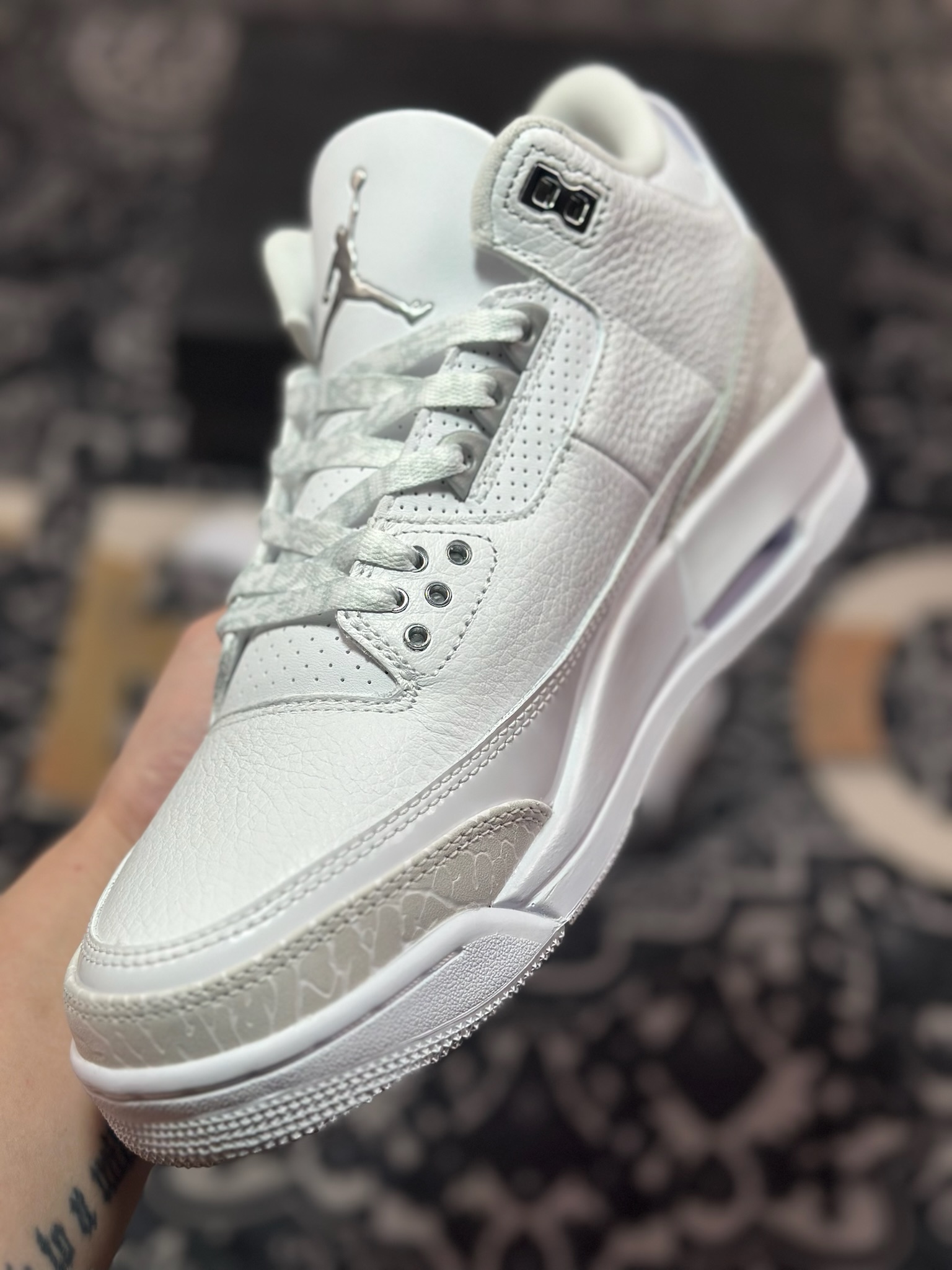 B9350  Air Jordan 3 Retro ”Pure Money” AJ3 乔3复刻白猫  CT8532-111
