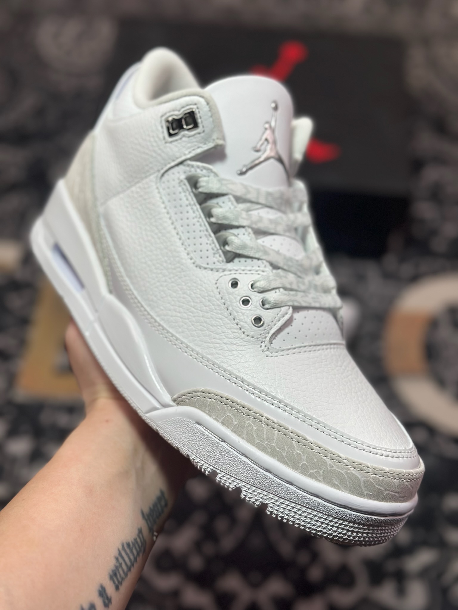 B9350  Air Jordan 3 Retro ”Pure Money” AJ3 乔3复刻白猫  CT8532-111
