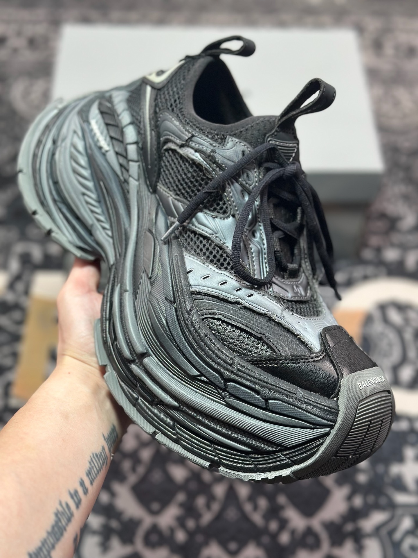 C7420    优选 原装级别#Balenciaga 巴黎世家 Platform 厚底复古老爹鞋 16XL 外贸