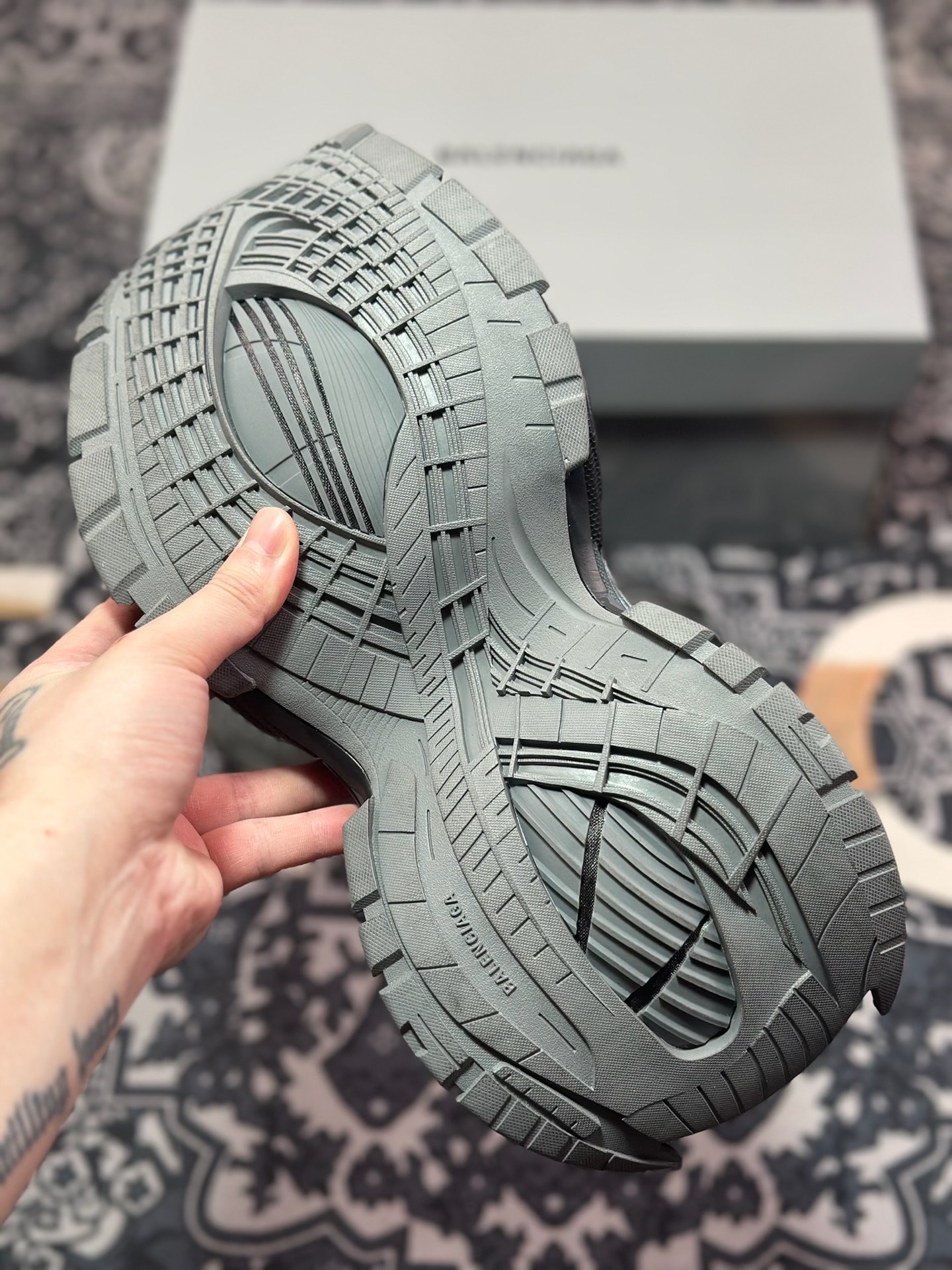 C7420    优选 原装级别#Balenciaga 巴黎世家 Platform 厚底复古老爹鞋 16XL 外贸