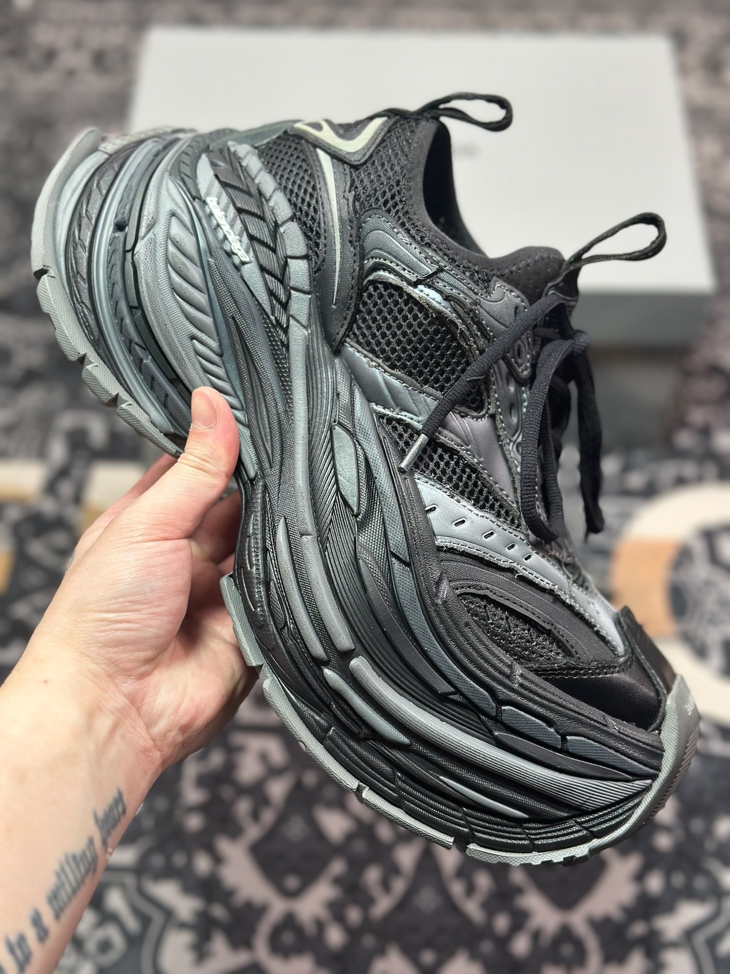 C7420    优选 原装级别#Balenciaga 巴黎世家 Platform 厚底复古老爹鞋 16XL 外贸