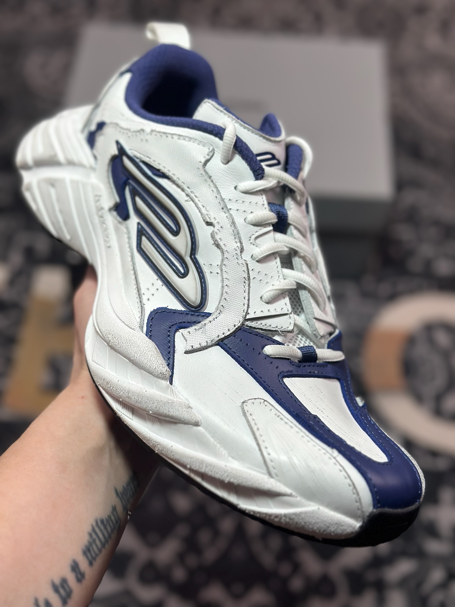 C2380    优选 原装级别# Balenciaga 巴黎世家 MONDAY 做旧休闲运动鞋