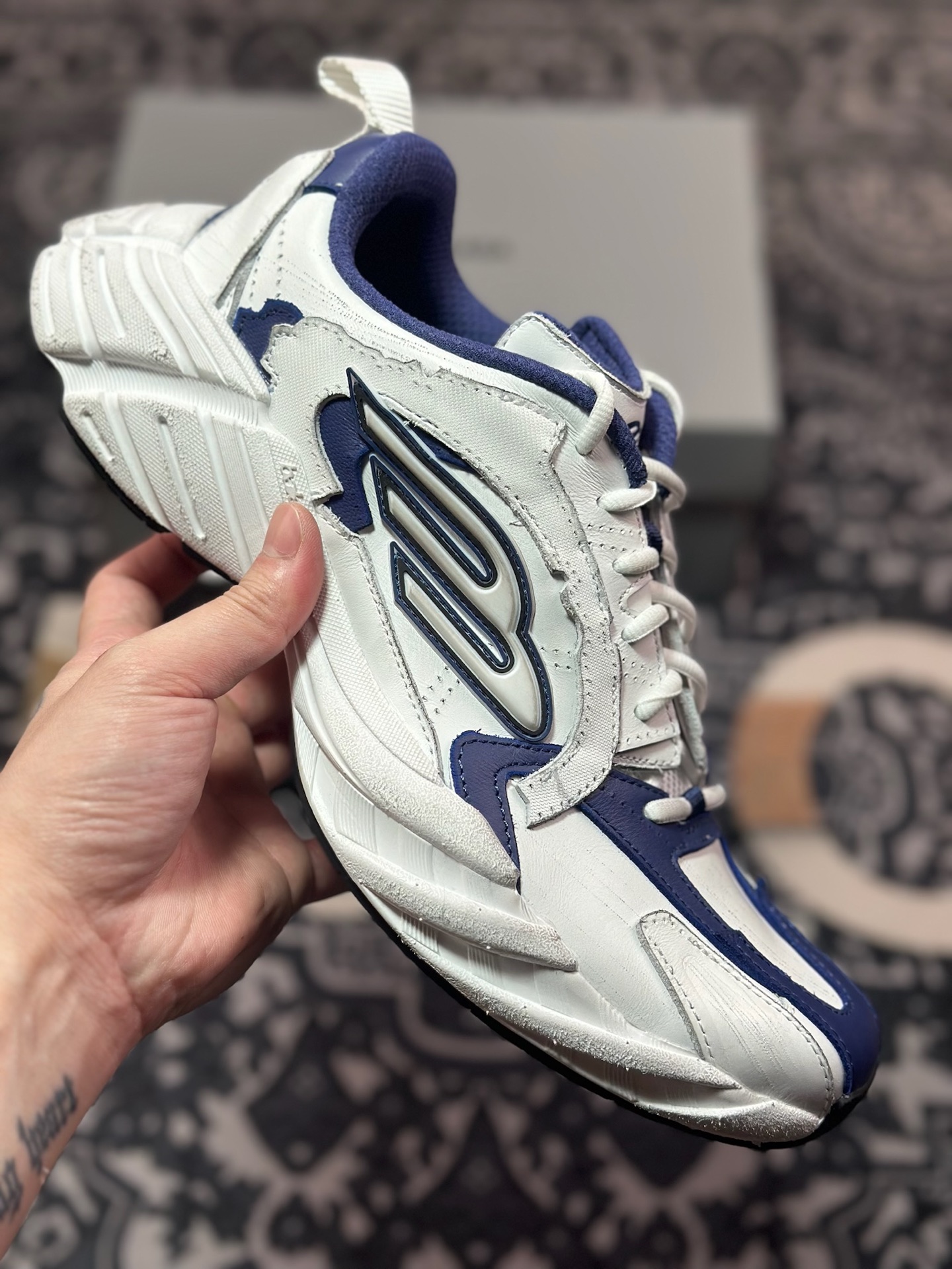 C2380    优选 原装级别# Balenciaga 巴黎世家 MONDAY 做旧休闲运动鞋