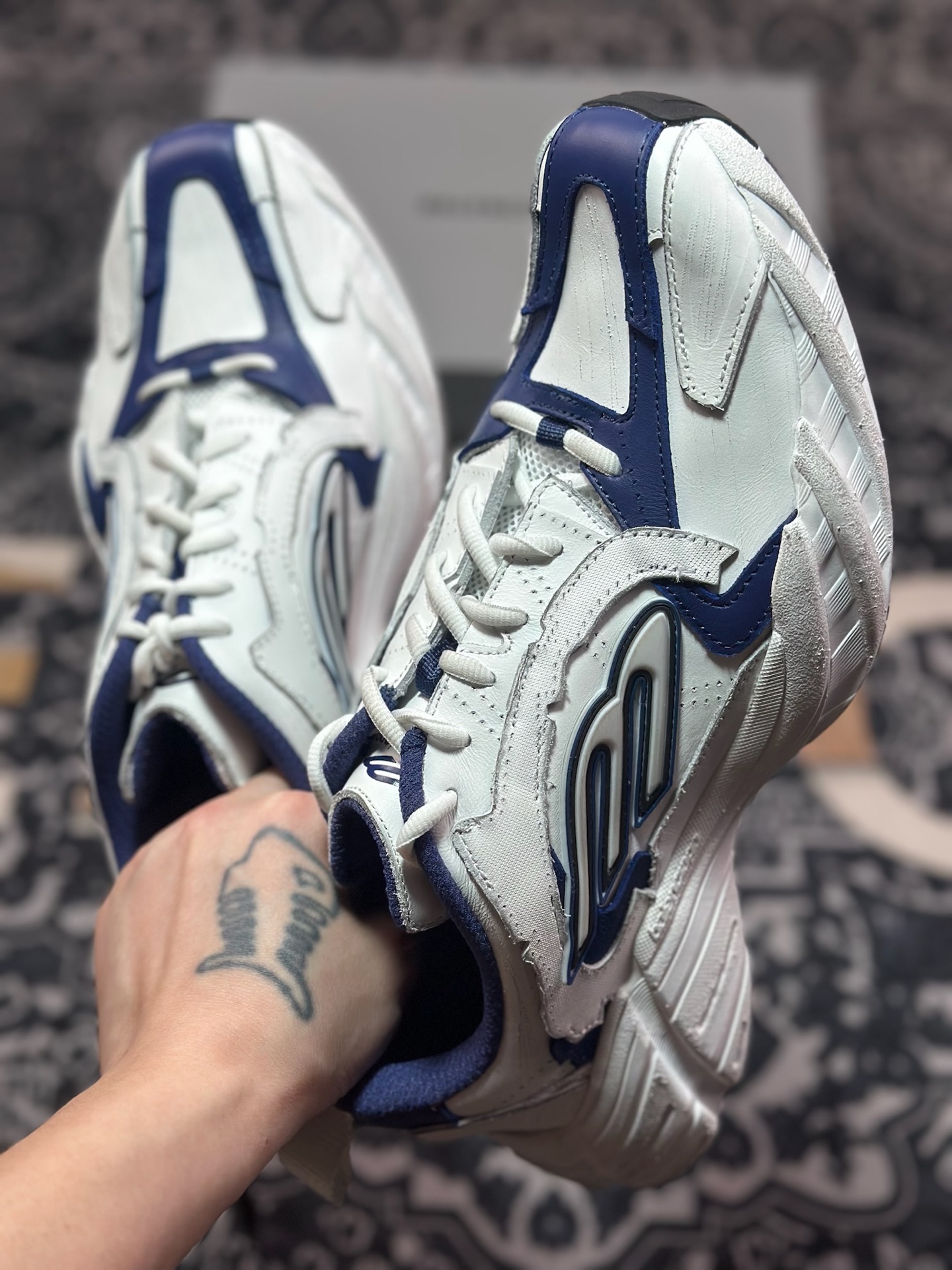 C2380    优选 原装级别# Balenciaga 巴黎世家 MONDAY 做旧休闲运动鞋