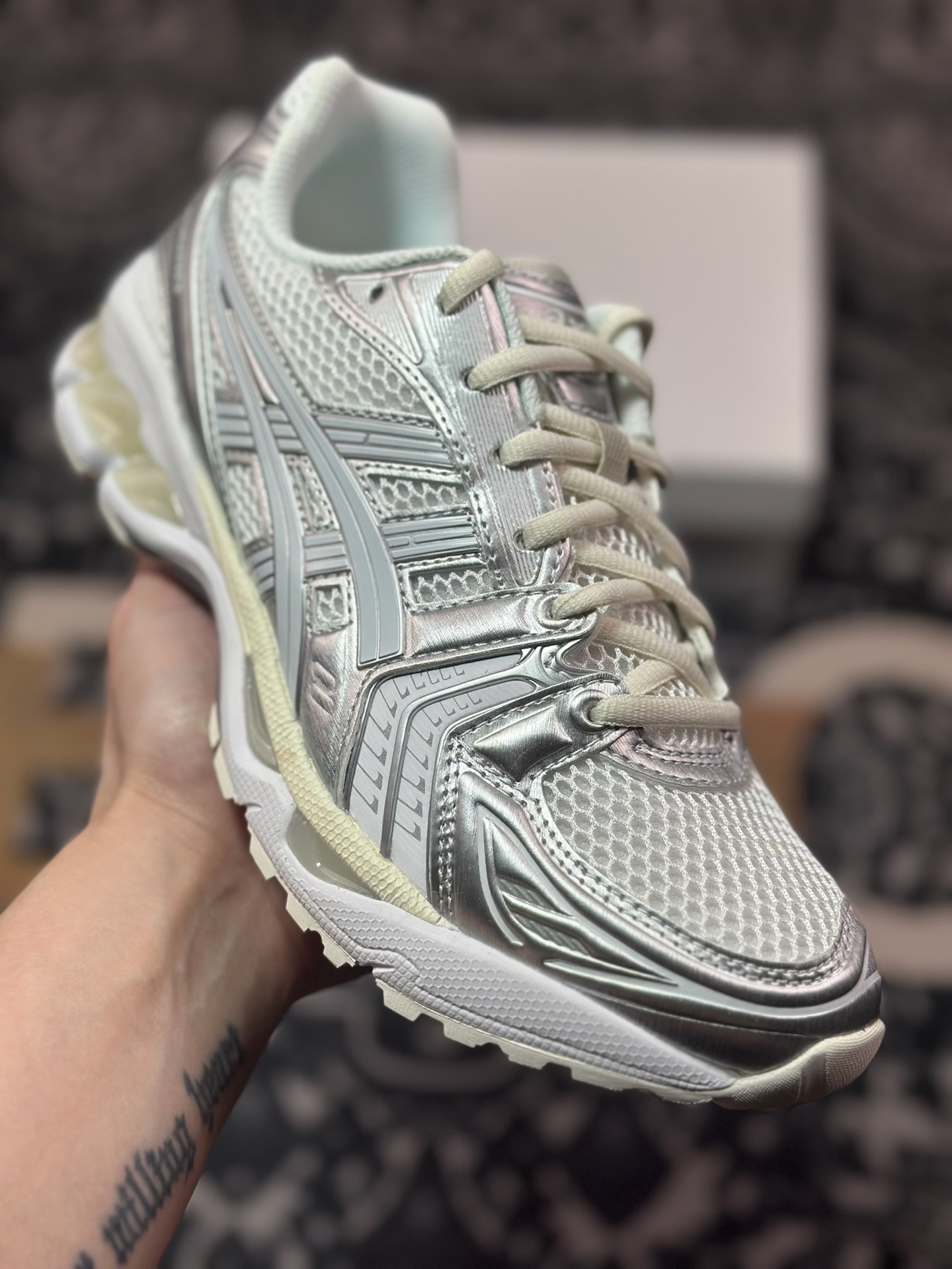B5280  优选 纯原 Asics 亚瑟士 GEL-Kayano 14 低帮运动休闲跑步鞋 1201A457-100