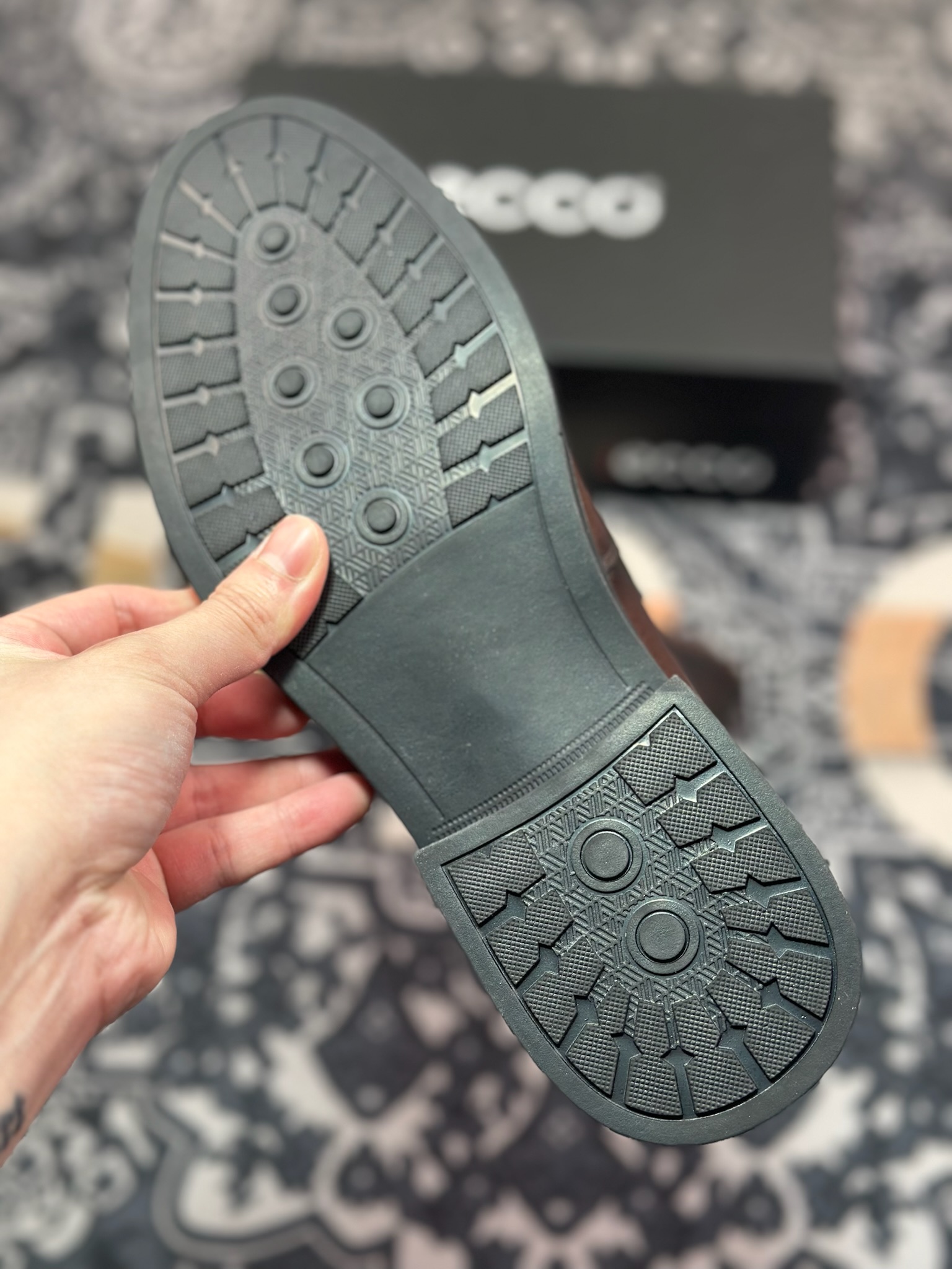 B5280 原装级别 ECCO爱步男士乐福鞋 套脚牛皮皮鞋