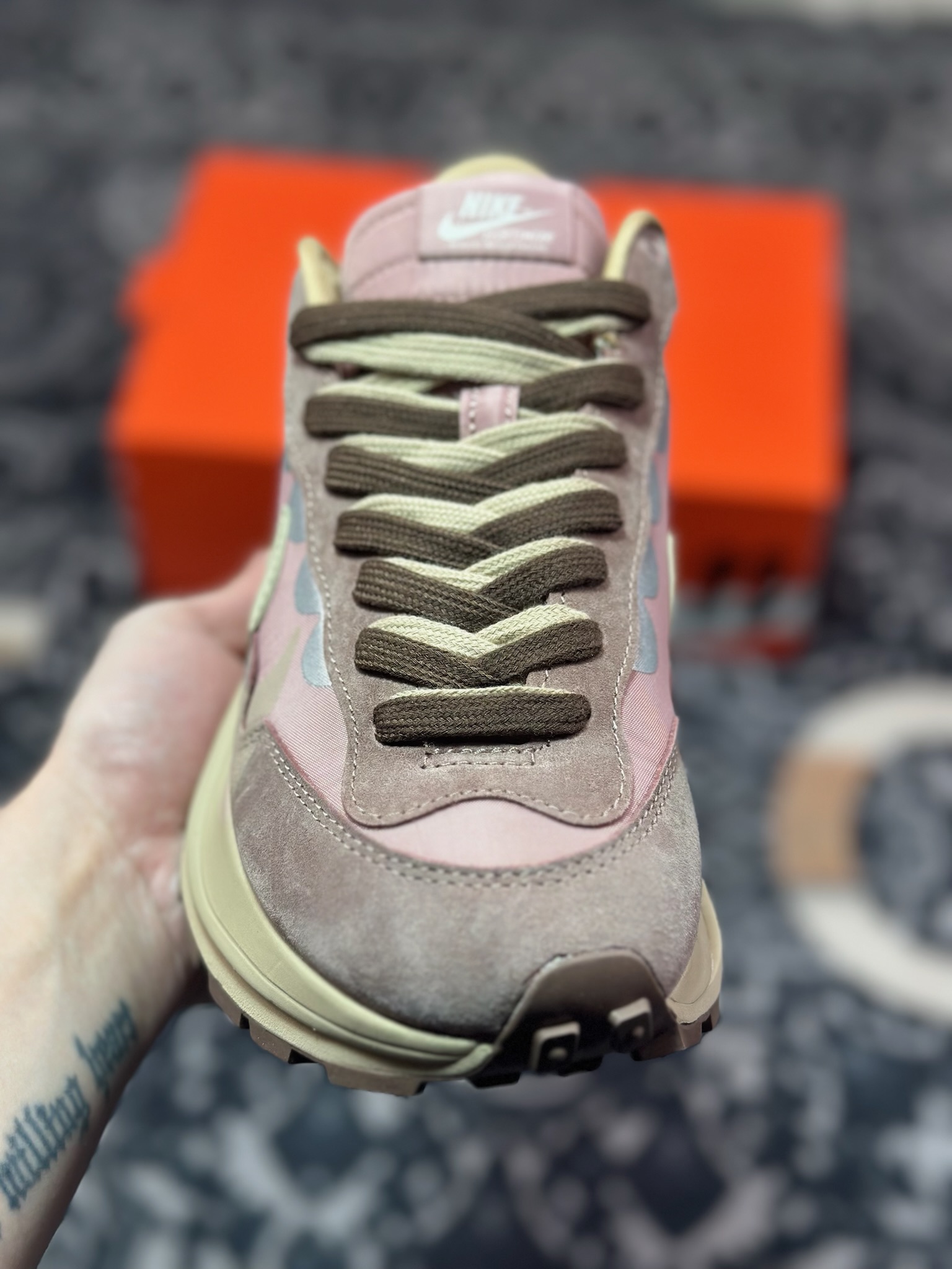 B3260 原装级别 Sacai X NIKe vaporWaffle 华夫三代3.0 走秀重磅联名运动鞋 DD1875-301