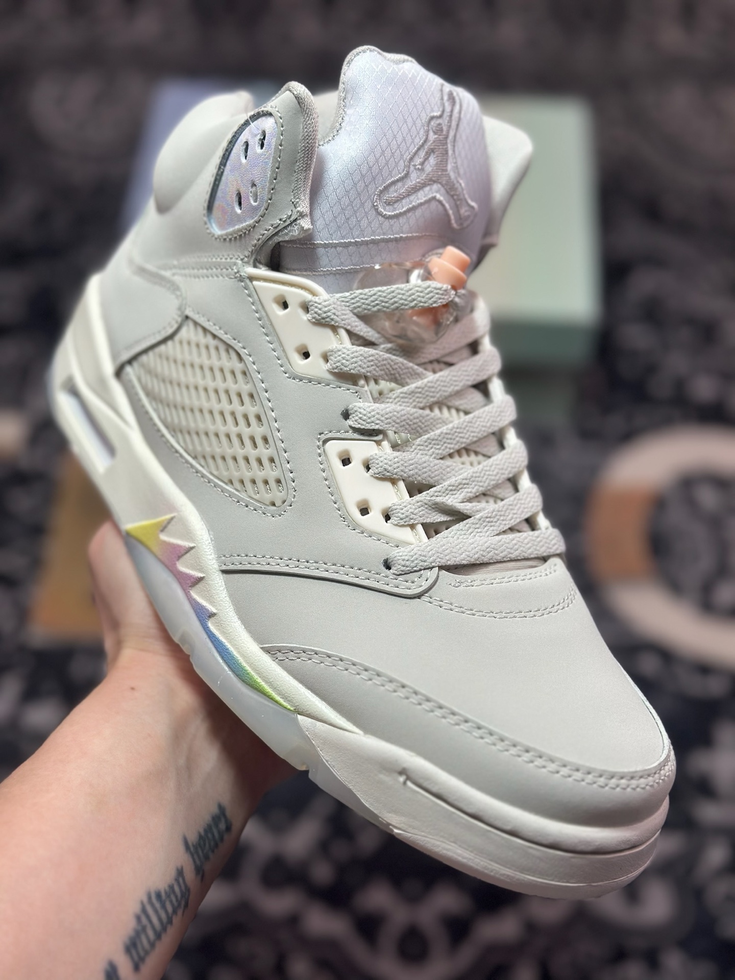 B5280 原装级别 Air Jordan 5 Low ”El Grito” AJ5 乔5 墨西哥 低帮篮球鞋 HF3183-001