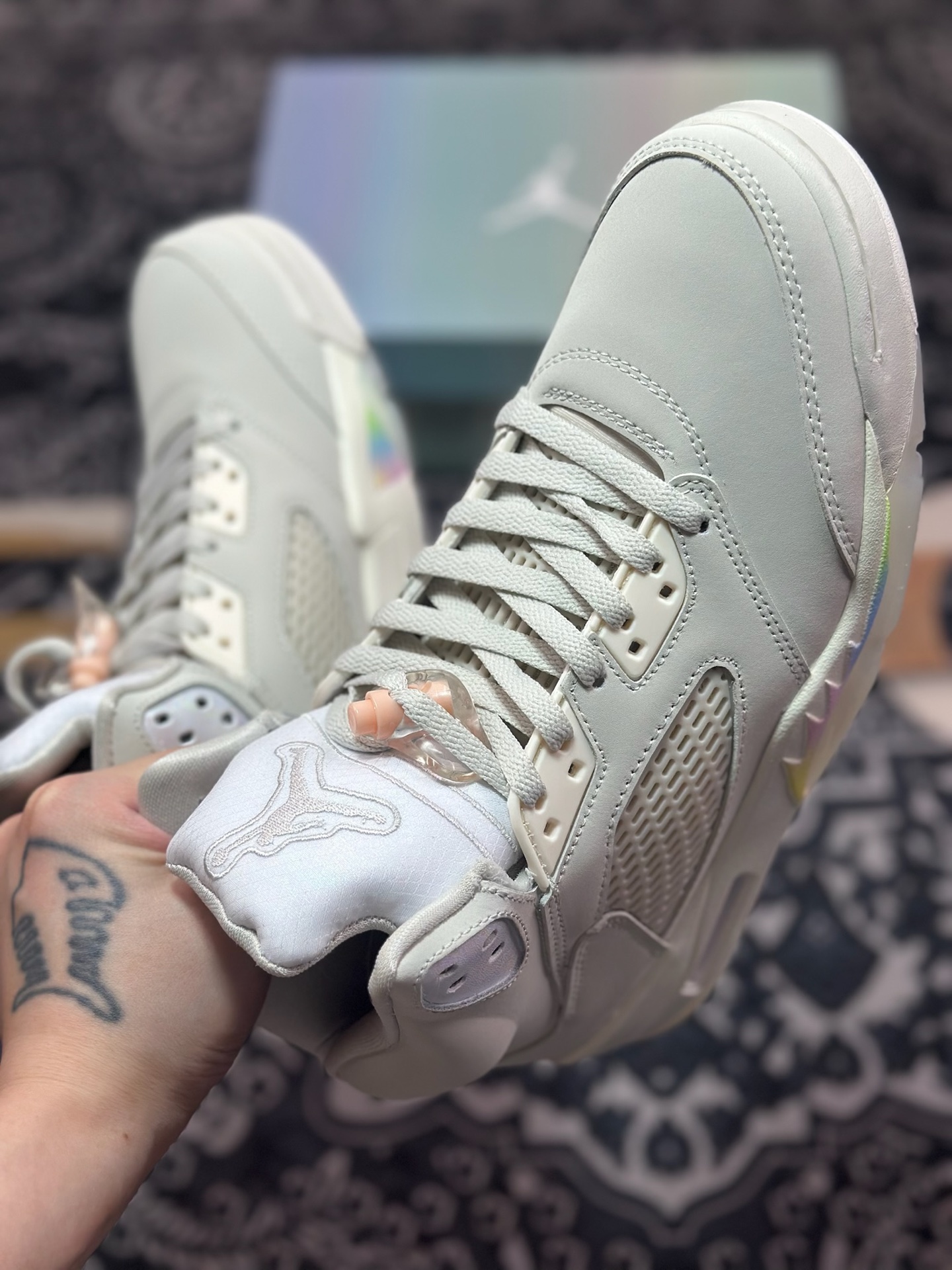 B5280 原装级别 Air Jordan 5 Low ”El Grito” AJ5 乔5 墨西哥 低帮篮球鞋 HF3183-001