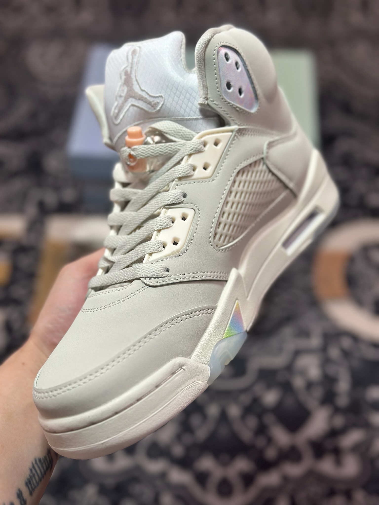 B5280 原装级别 Air Jordan 5 Low ”El Grito” AJ5 乔5 墨西哥 低帮篮球鞋 HF3183-001