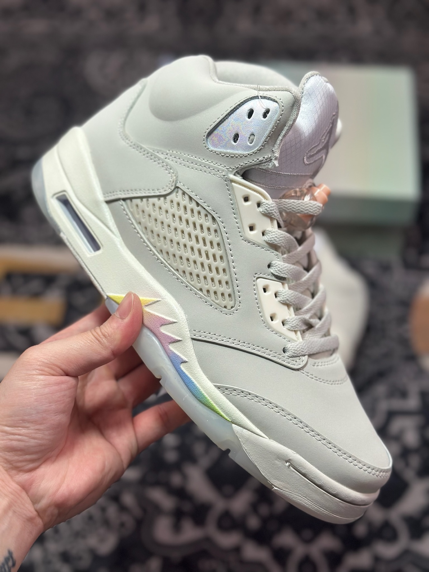 B5280 原装级别 Air Jordan 5 Low ”El Grito” AJ5 乔5 墨西哥 低帮篮球鞋 HF3183-001