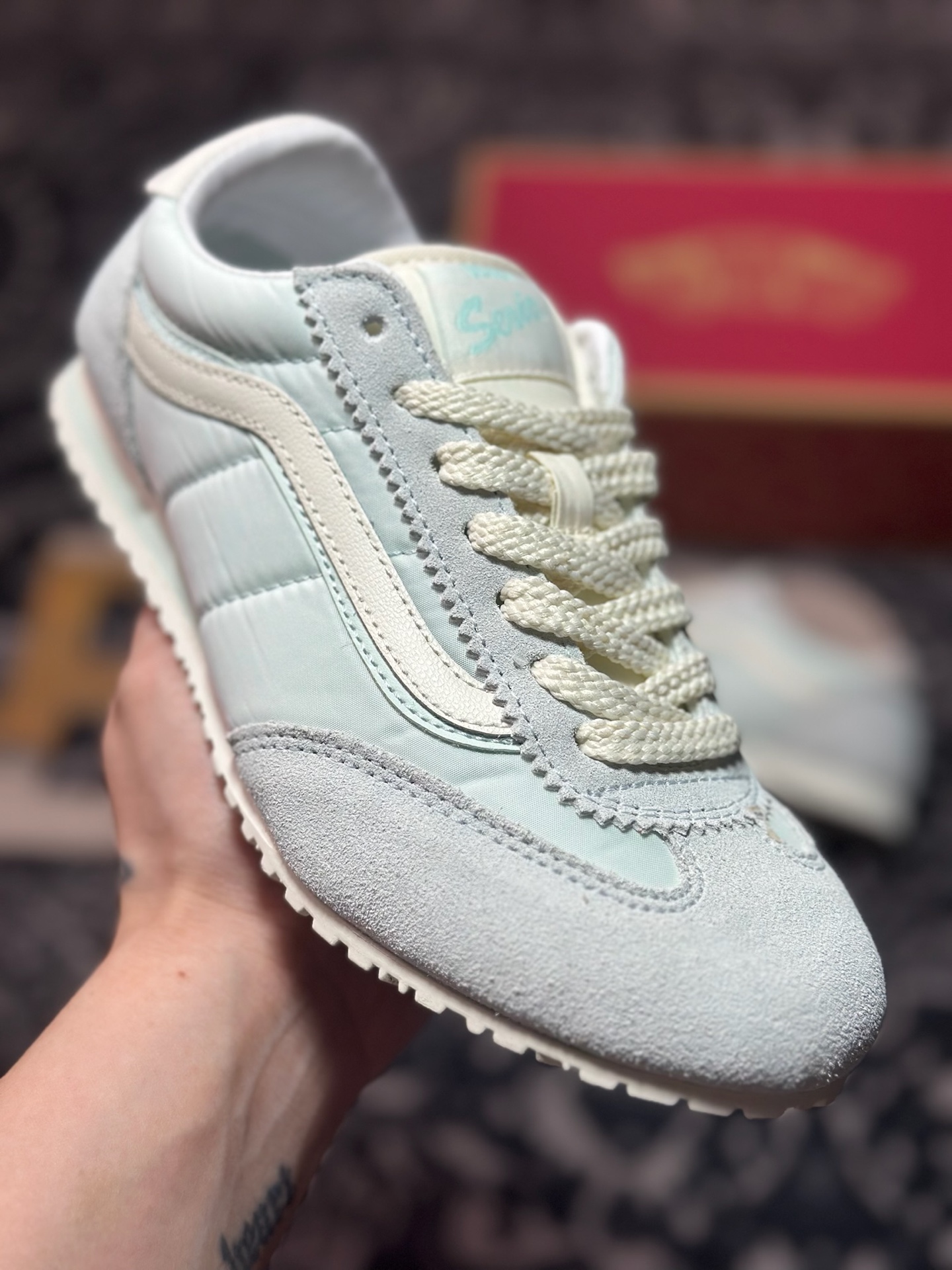 A3150 Vans Super LowPro 薄荷蓝 官方新款 复古薄底德训鞋系列 VN000D83RNE