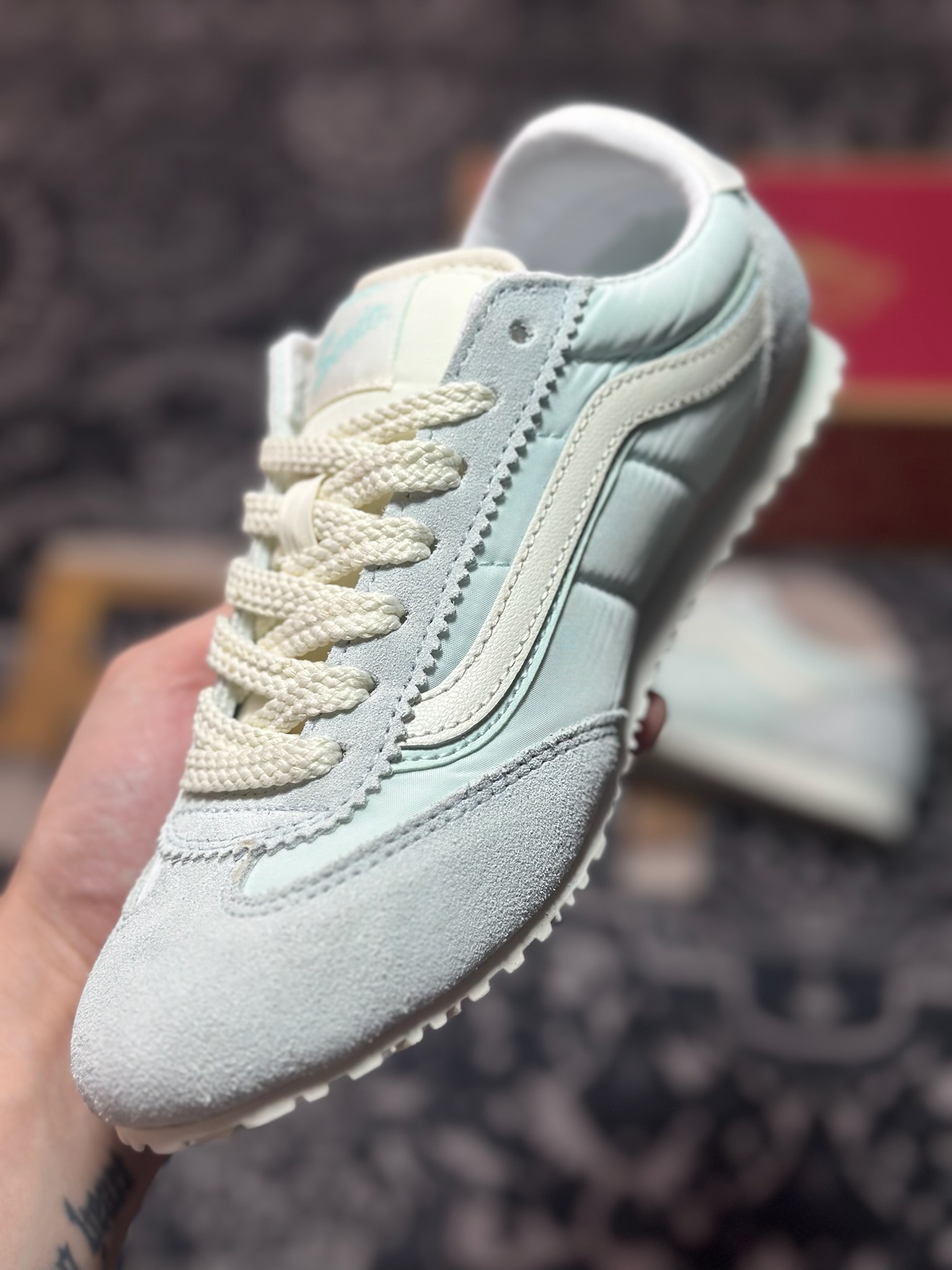 A3150 Vans Super LowPro 薄荷蓝 官方新款 复古薄底德训鞋系列 VN000D83RNE