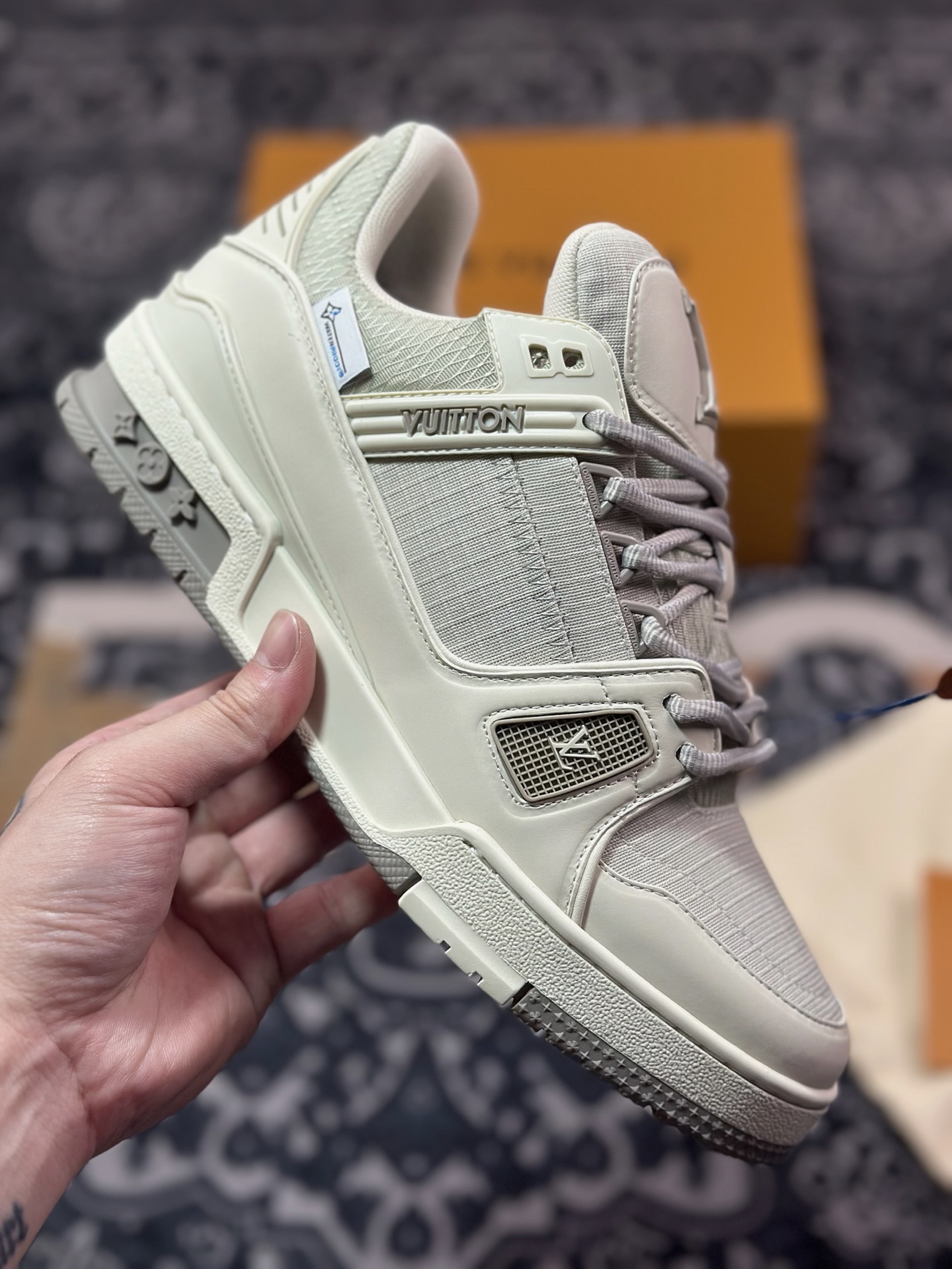 D2480 优选 原装级别# Tyler x Louis Vuitton 路易威登 LV Trainer 联名款 低帮休闲板鞋