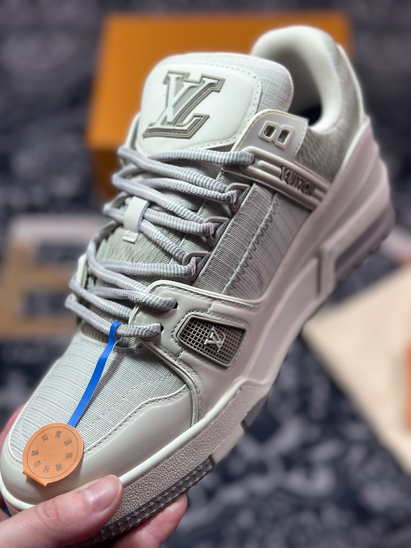 D2480 优选 原装级别# Tyler x Louis Vuitton 路易威登 LV Trainer 联名款 低帮休闲板鞋
