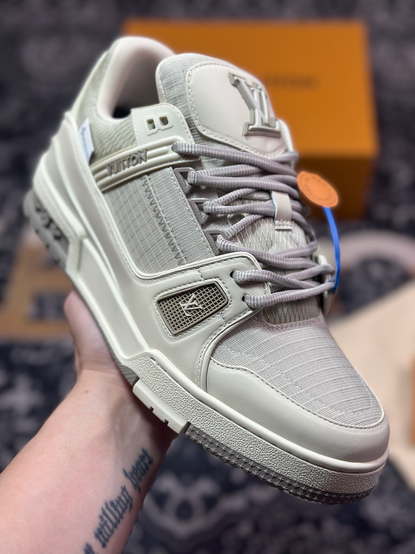 D2480 优选 原装级别# Tyler x Louis Vuitton 路易威登 LV Trainer 联名款 低帮休闲板鞋