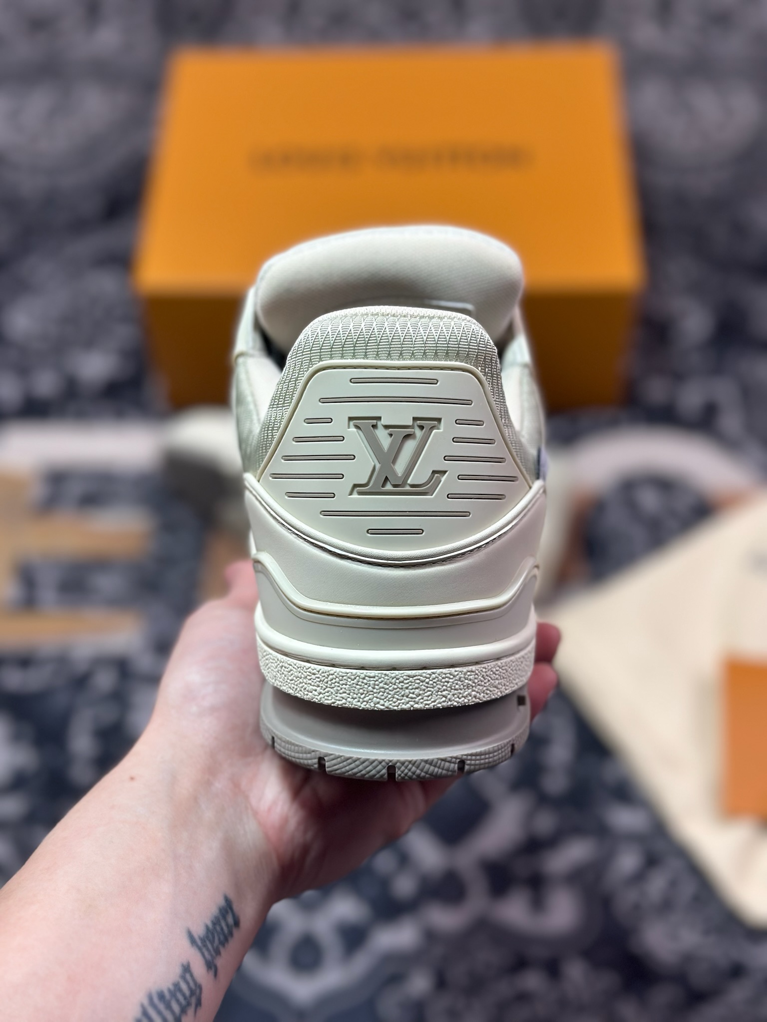 D2480 优选 原装级别# Tyler x Louis Vuitton 路易威登 LV Trainer 联名款 低帮休闲板鞋