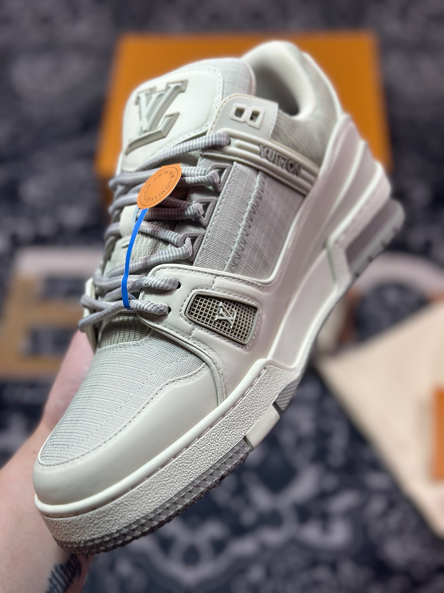 D2480 优选 原装级别# Tyler x Louis Vuitton 路易威登 LV Trainer 联名款 低帮休闲板鞋