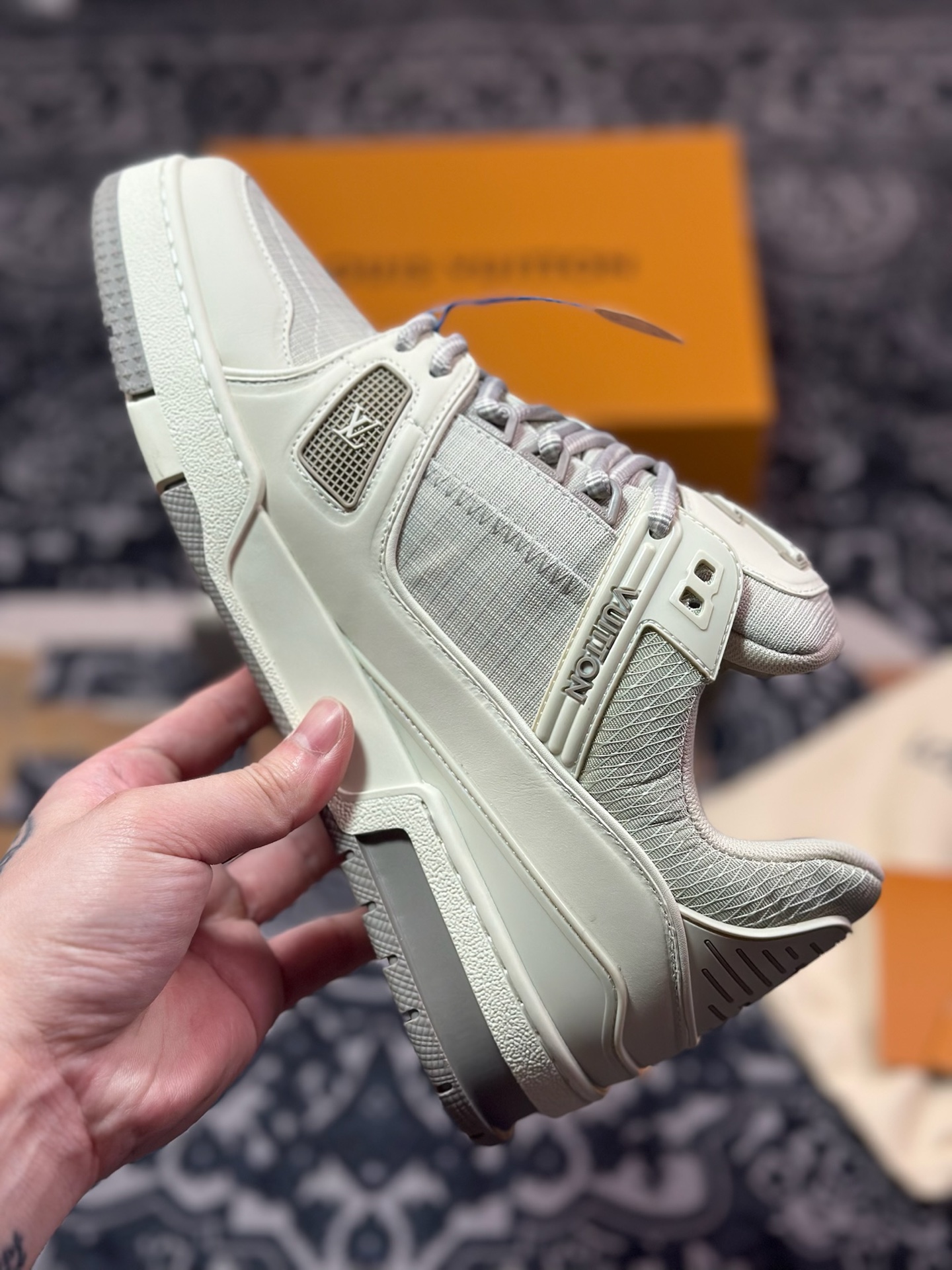 D2480 优选 原装级别# Tyler x Louis Vuitton 路易威登 LV Trainer 联名款 低帮休闲板鞋