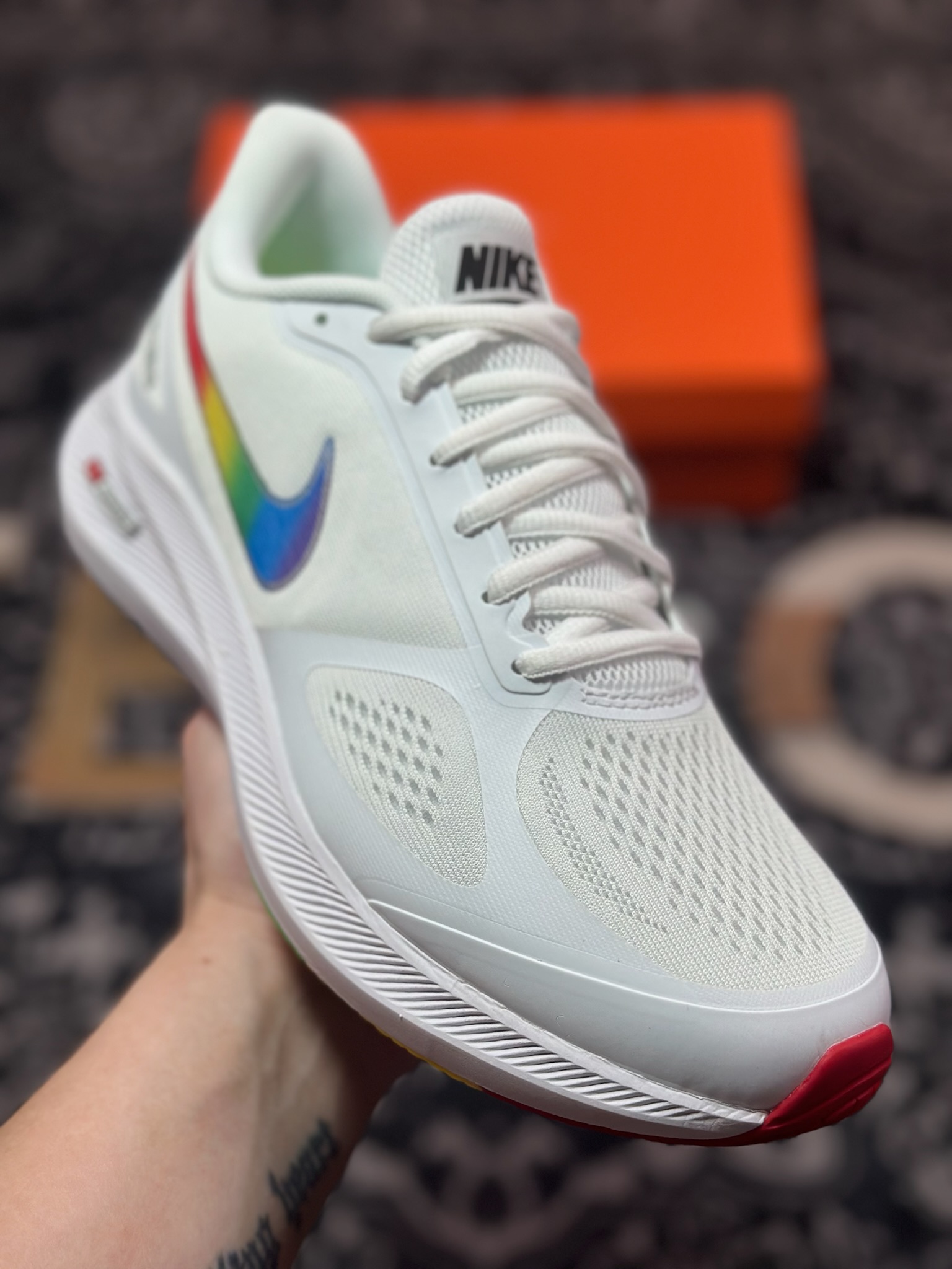 A5180 原装级别 NK Air Zoom Winflo 7X 登月网面透气专业跑步鞋 CJ0291-005