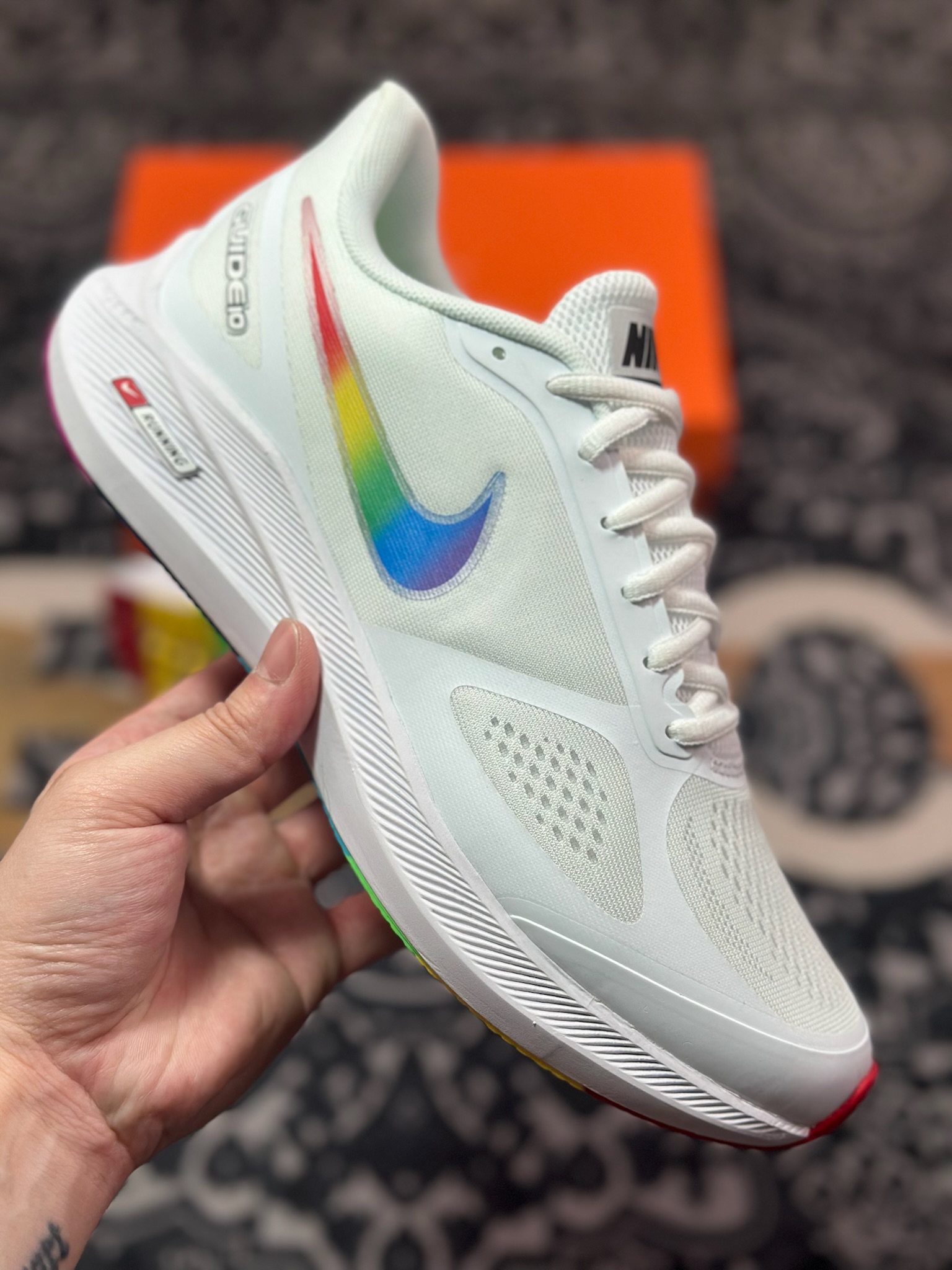 A5180 原装级别 NK Air Zoom Winflo 7X 登月网面透气专业跑步鞋 CJ0291-005