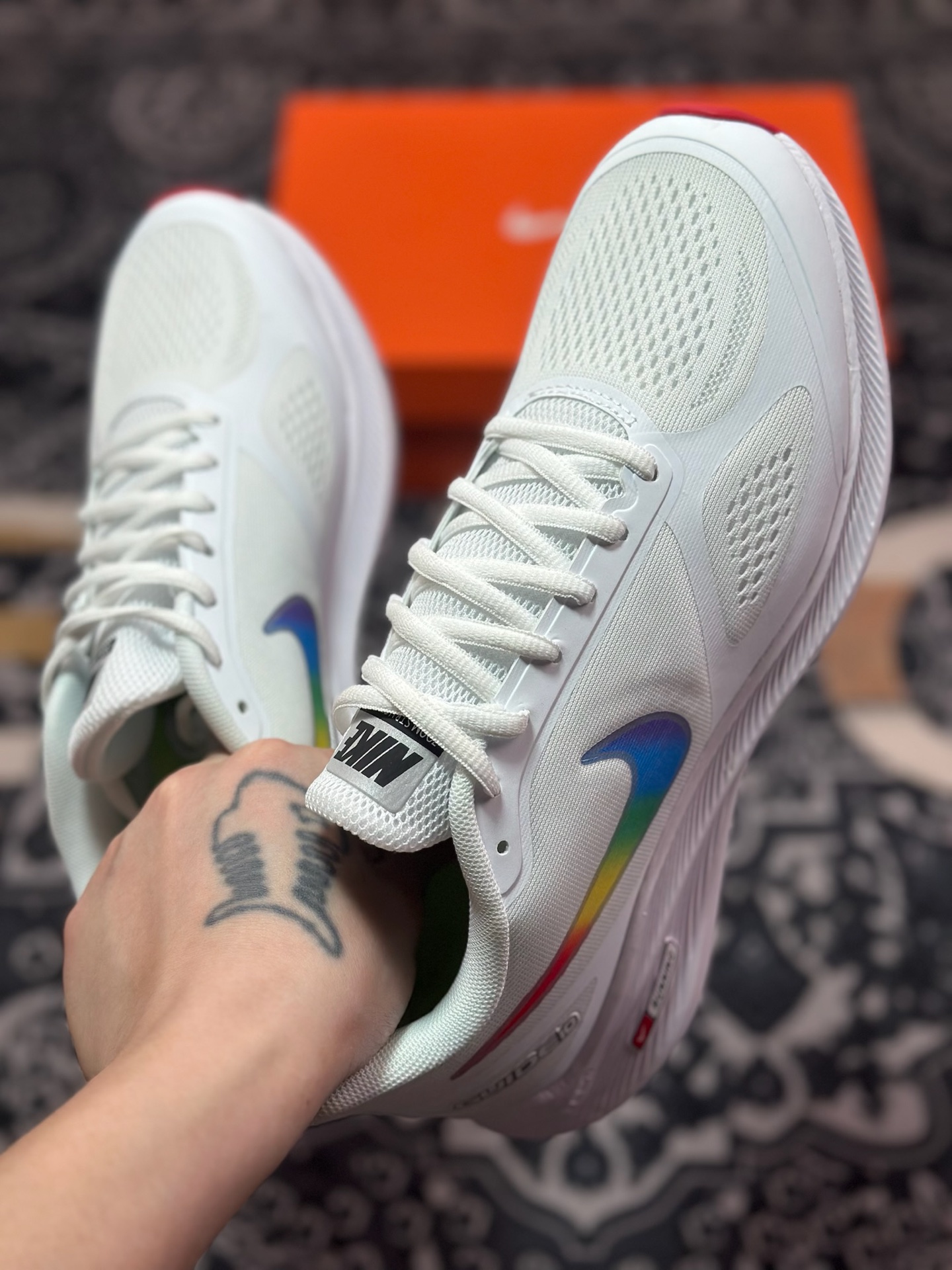 A5180 原装级别 NK Air Zoom Winflo 7X 登月网面透气专业跑步鞋 CJ0291-005