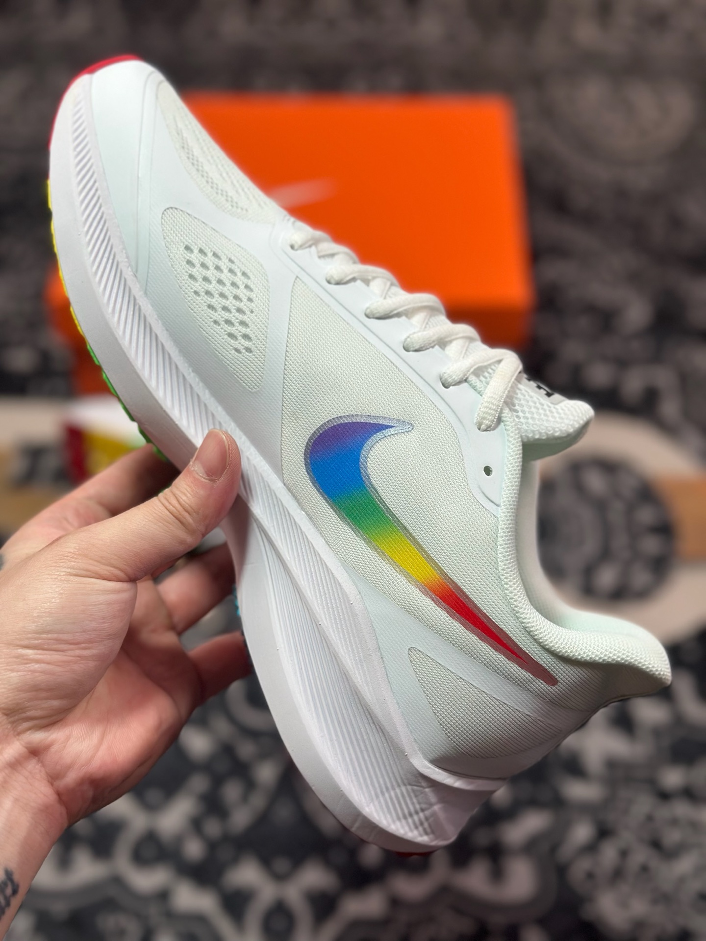 A5180 原装级别 NK Air Zoom Winflo 7X 登月网面透气专业跑步鞋 CJ0291-005