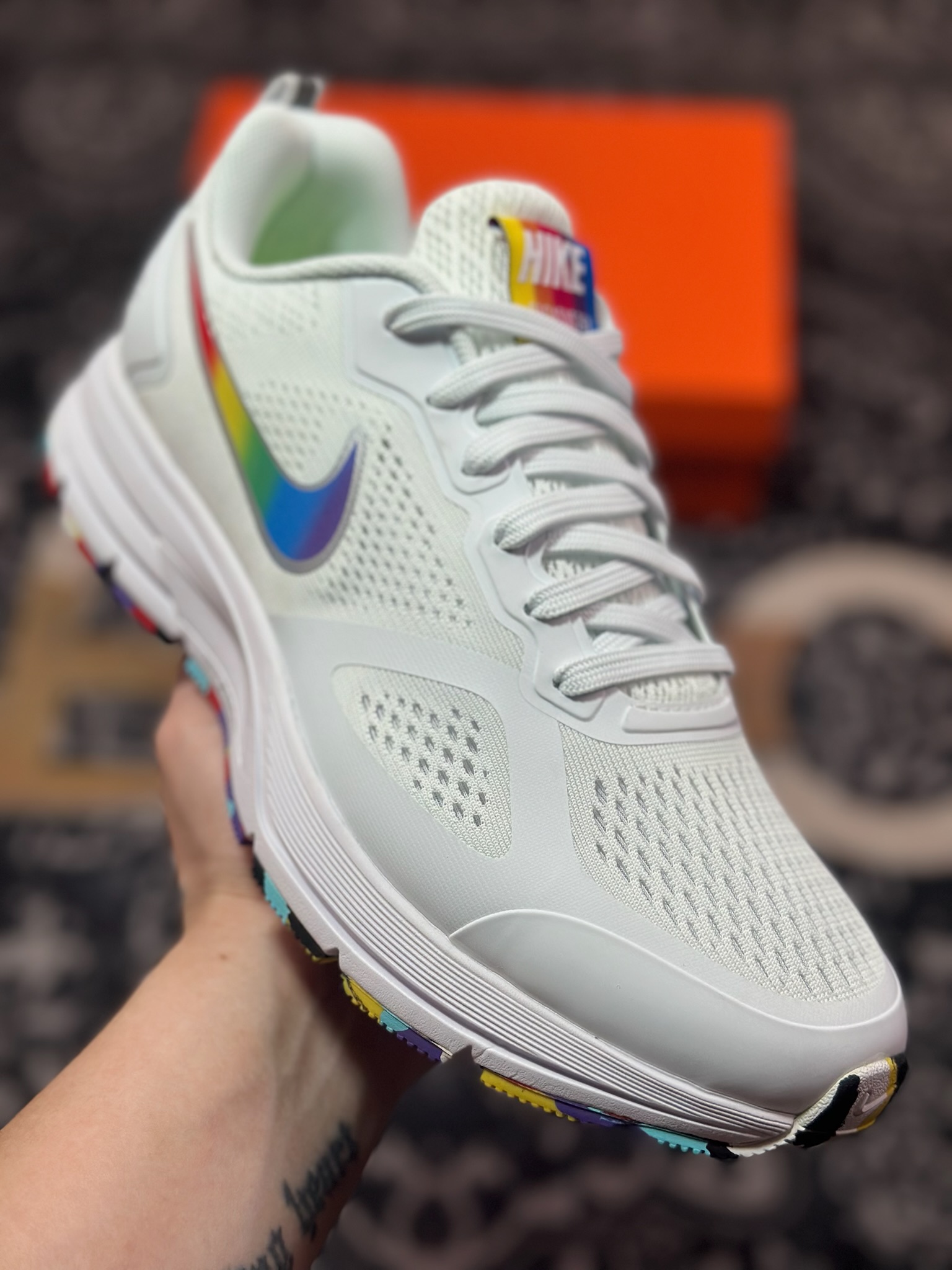 A5180 原装级别 NK Air Zoom Winflo 7X 登月网面透气专业跑步鞋 AQ6219-005