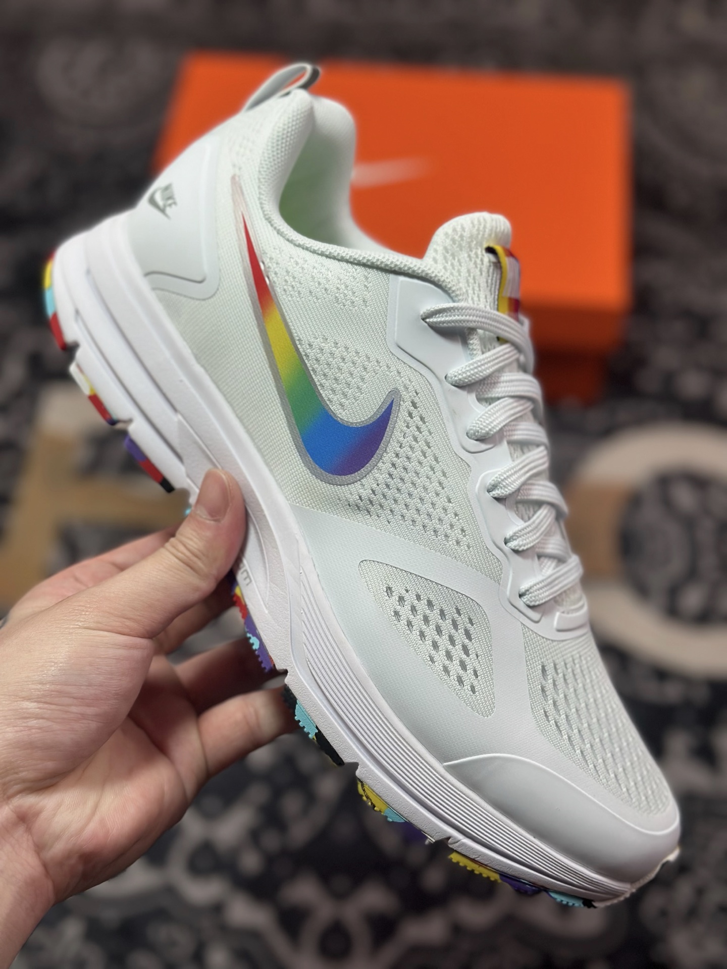 A5180 原装级别 NK Air Zoom Winflo 7X 登月网面透气专业跑步鞋 AQ6219-005