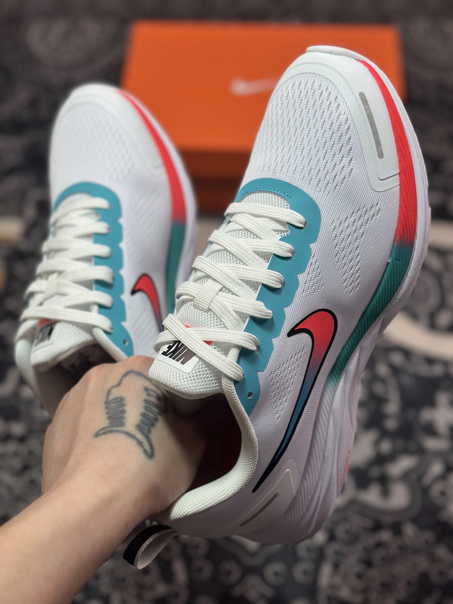 A5180 原装级别 NK Air Zoom Winflo 7X 登月网面透气专业跑步鞋 CZ6720-100