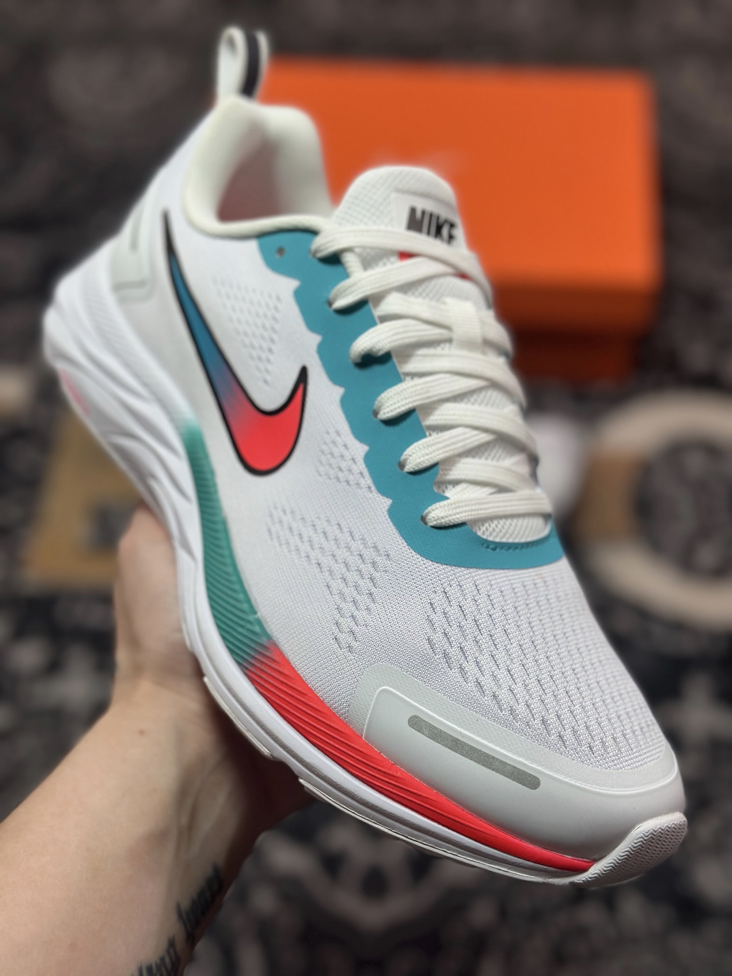 A5180 原装级别 NK Air Zoom Winflo 7X 登月网面透气专业跑步鞋 CZ6720-100