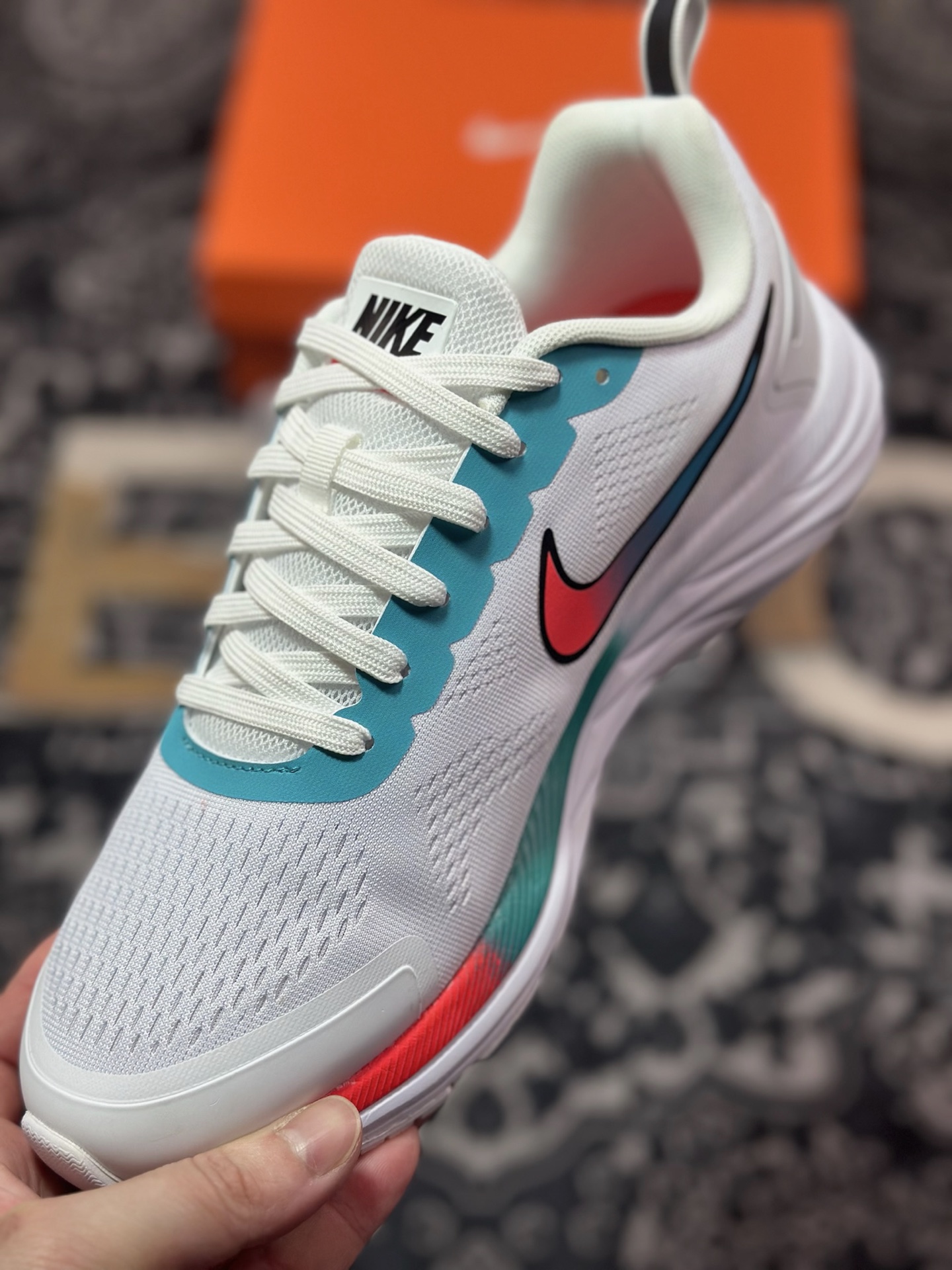 A5180 原装级别 NK Air Zoom Winflo 7X 登月网面透气专业跑步鞋 CZ6720-100