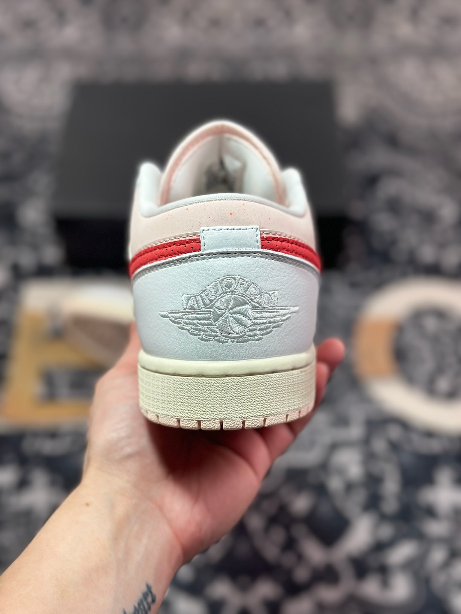 A6200 原装级别 Air Jordan 1 Low 粉白色 IB8156-133