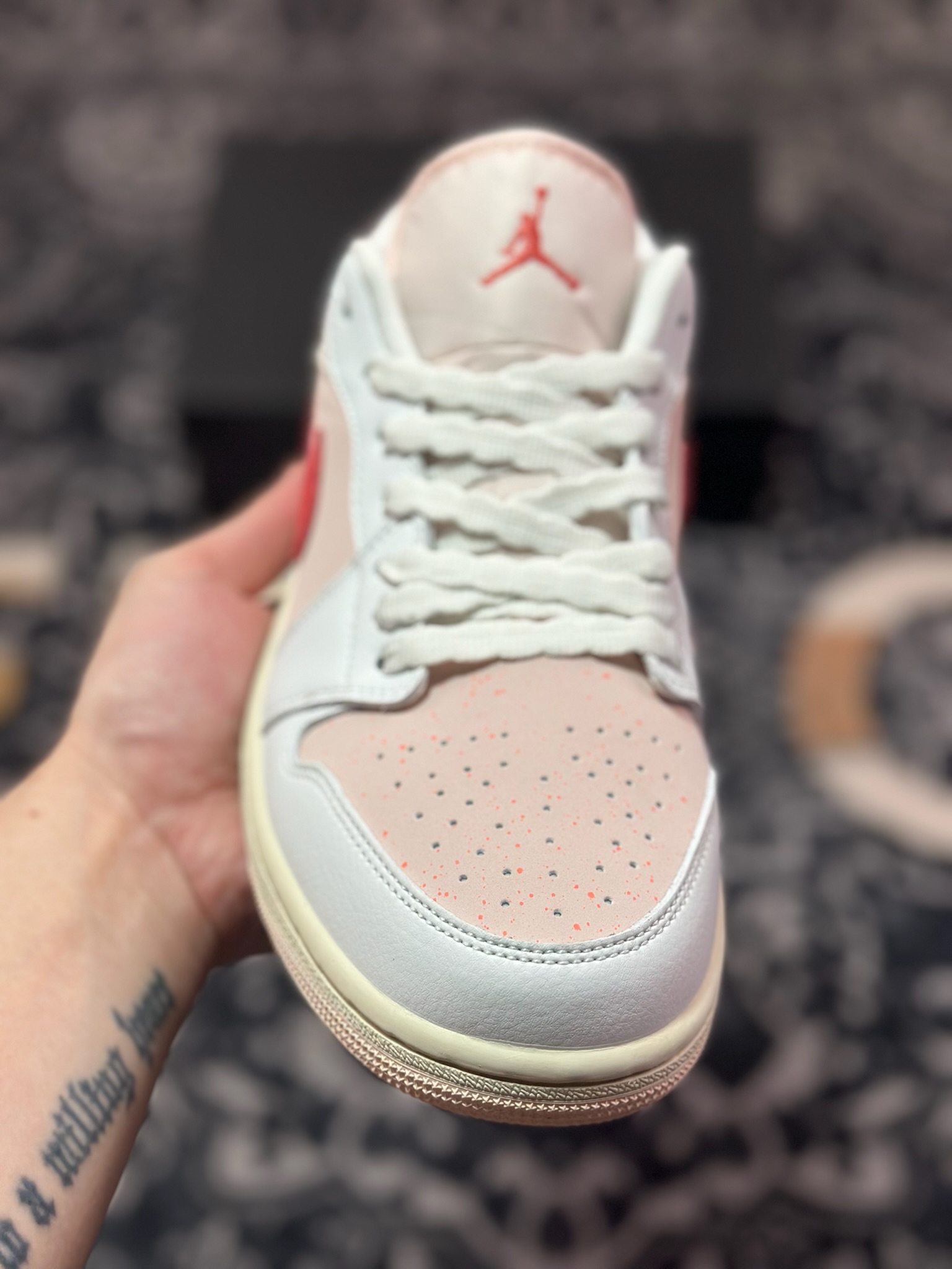 A6200 原装级别 Air Jordan 1 Low 粉白色 IB8156-133
