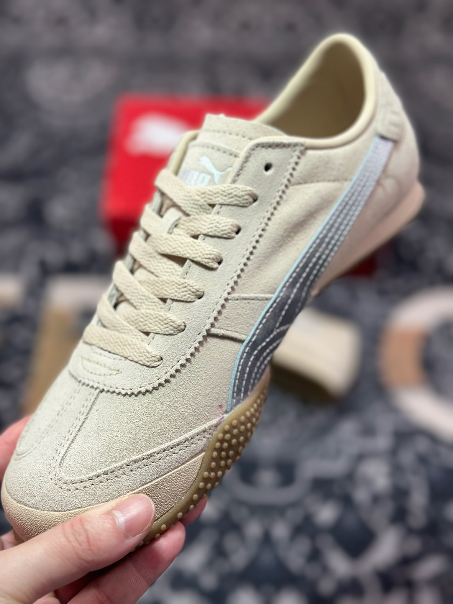 A3150 原厂级别 Puma Bella UT Suede 卡其色 低帮时尚百搭生活休闲薄底鞋 402980-02