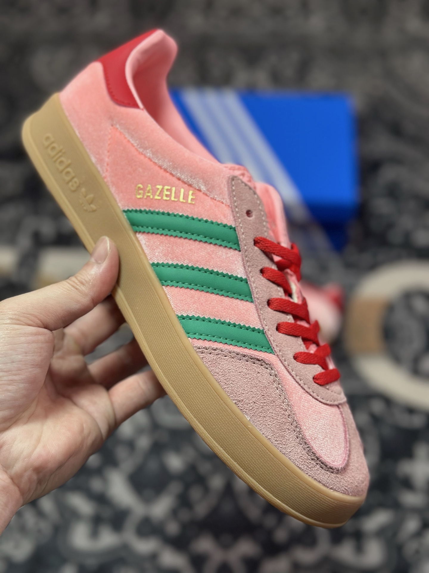 A4160 原厂级别 Adidas Originals Gazelle Indoor 三叶草复古防滑耐磨低帮板鞋 JI2713