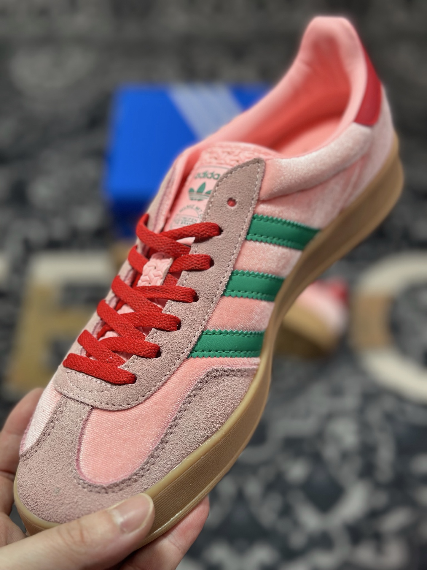 A4160 原厂级别 Adidas Originals Gazelle Indoor 三叶草复古防滑耐磨低帮板鞋 JI2713