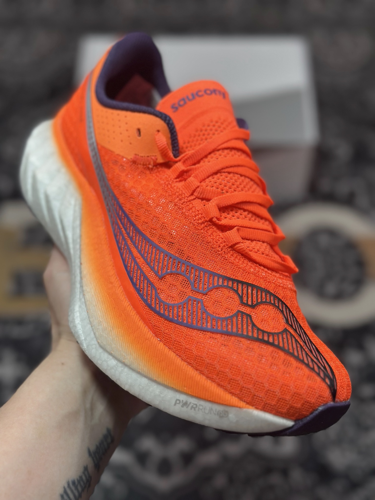 A8220 原装级别 Saucony Endorphin Pro 4 减震耐磨慢跑鞋