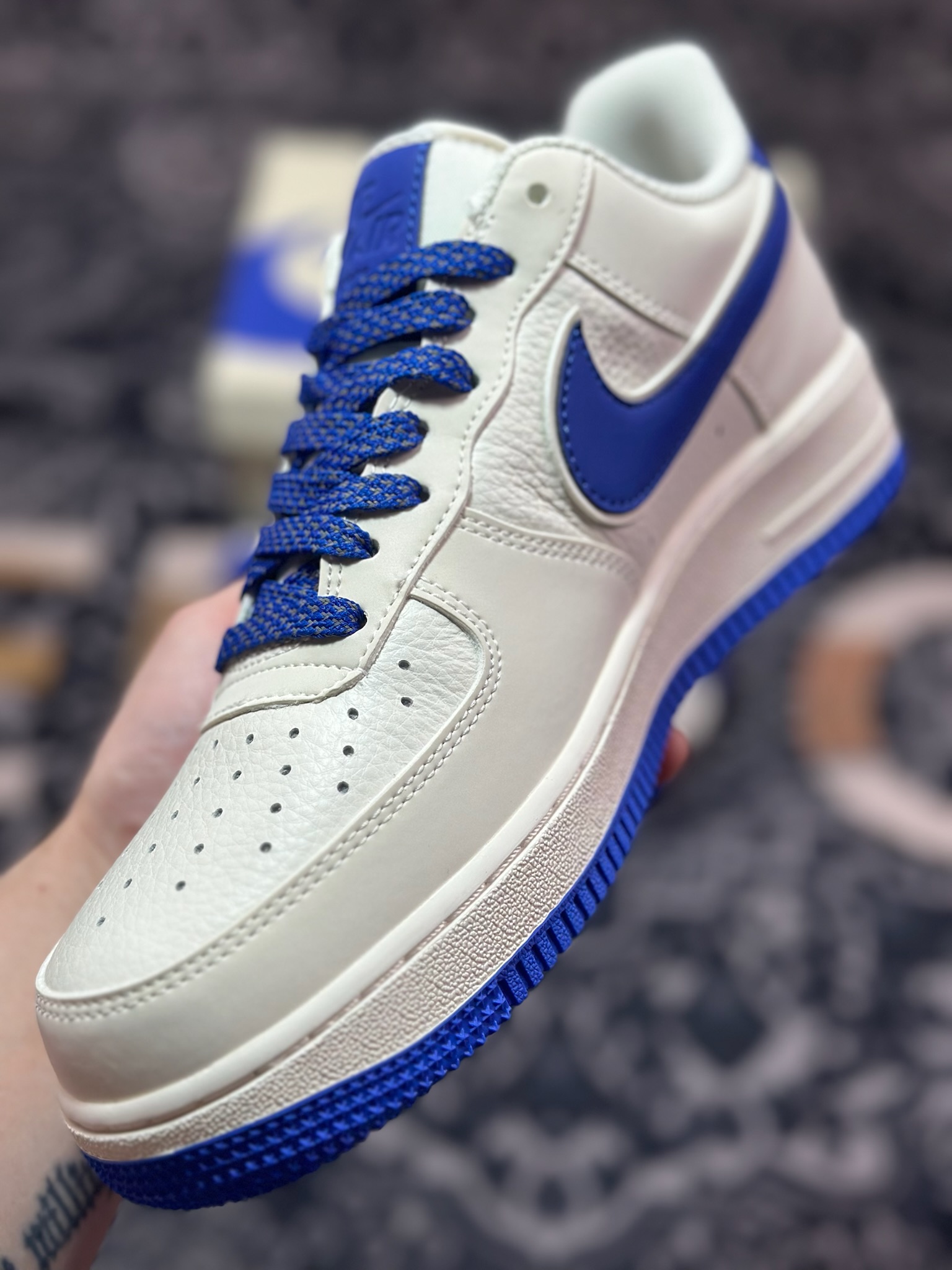 B0220 原装级别 Air Force 1 '07 Low 白蓝 GL6835-010